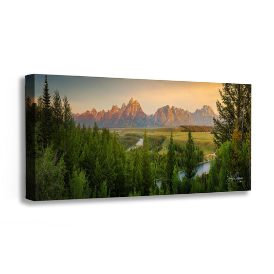 Grand Teton National Park Wyoming Mountain Picture Panorama Nature Photo, Rustic Wall Art, Jackson Hole Scenery, Bohemian Decor