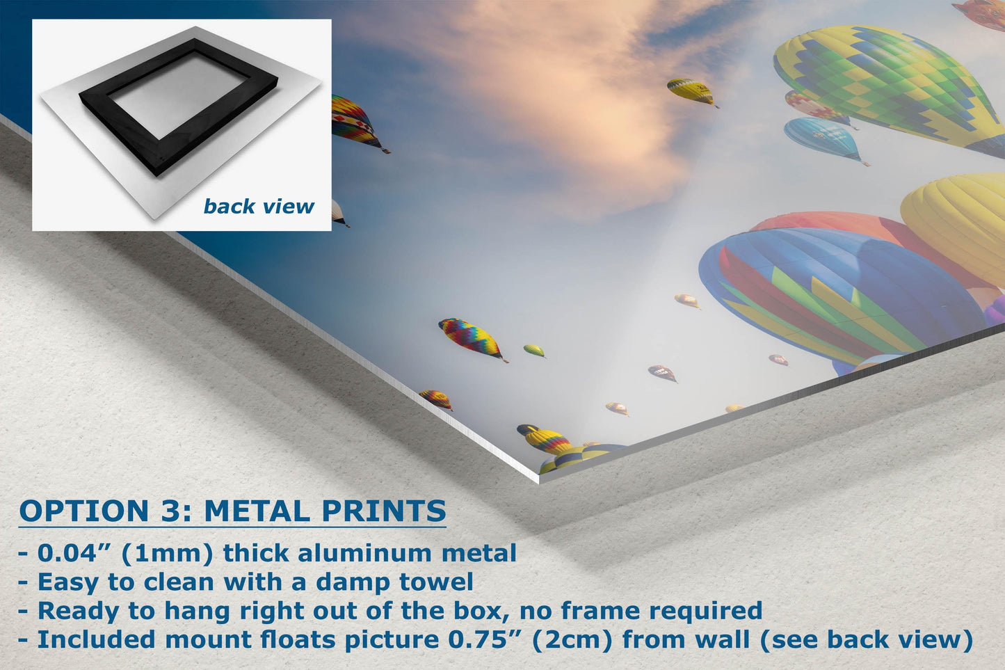 Hot Air Balloon Festival | Albuquerque New Mexico Balloon Fiesta Wall Art | Office, Cubicle & House Decor