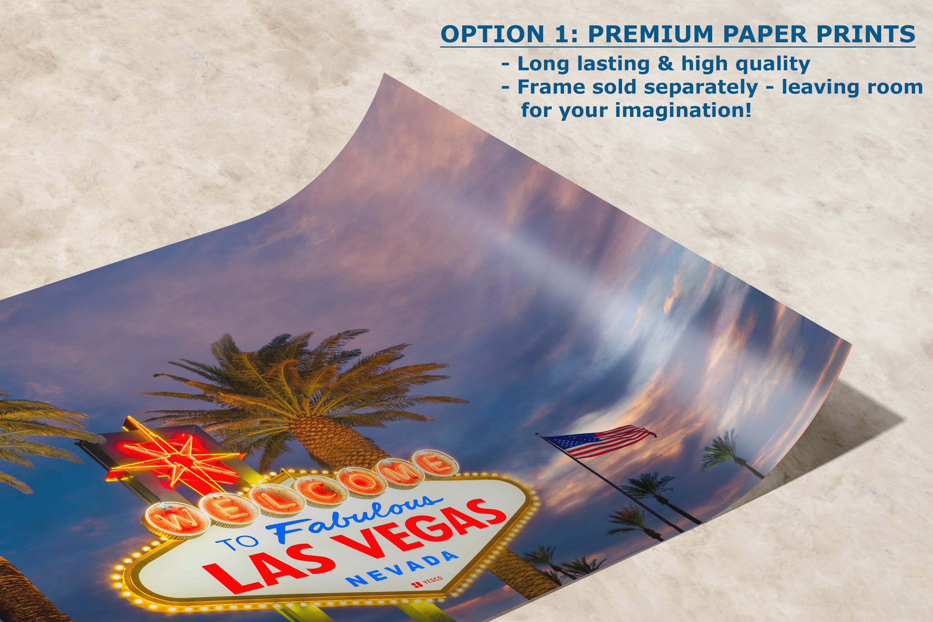 Welcome to Fabulous Las Vegas Nevada Sign Casino Decor, Souvenir Wall Art, Gambling Theme Giant Canvas Print, Neon Sign