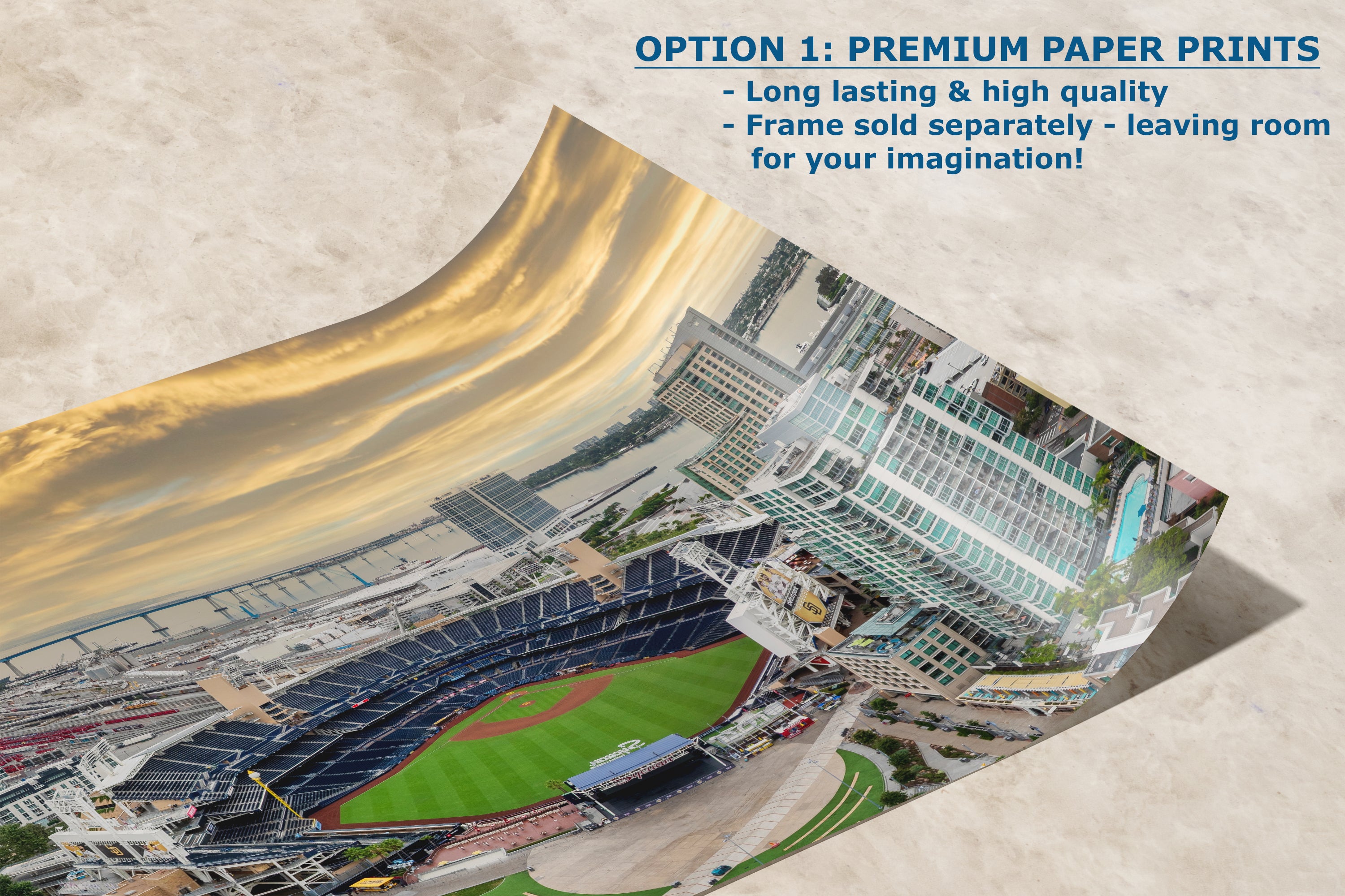 San Diego Padres Baseball Stadium Petco Park Sunset Canvas Print