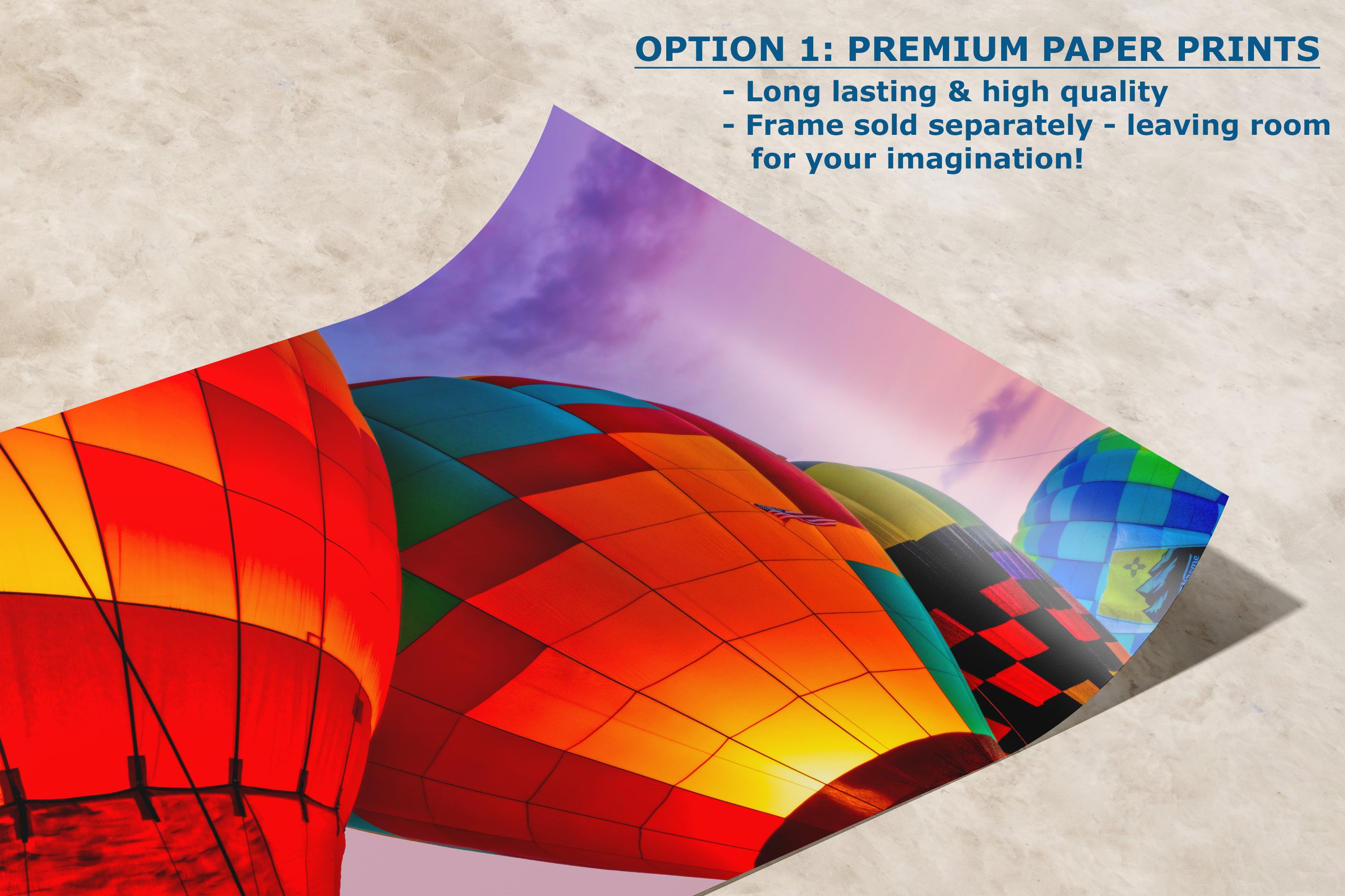 Hot Air Balloon Festival Morning Glow Photo | Albuquerque New Mexico Balloon Fiesta Wall Art | Office, Cubicle & House Decor