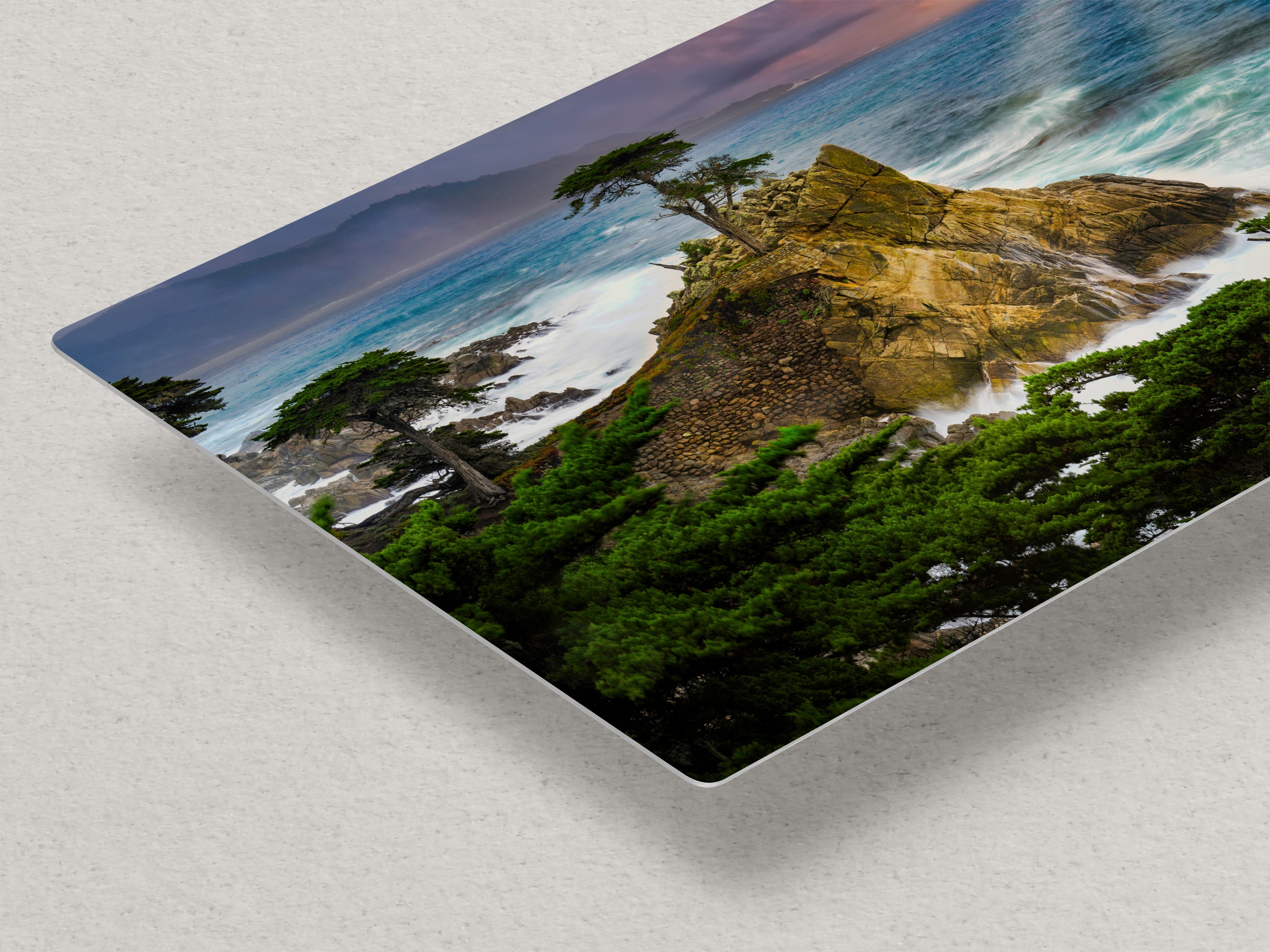 California Coastline Limited Edition Fine Art Print – Lone Cypress Ocean Picture Nature Photo