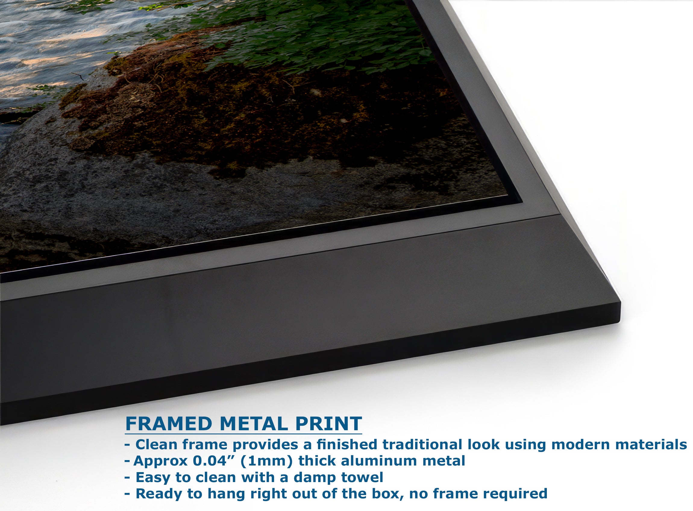 El Capitan Yosemite National Park Nature Photo with Merced River, Granite Mountain Picture Relaxation Artwork for Meditation, Dorm, Office, or House Decor