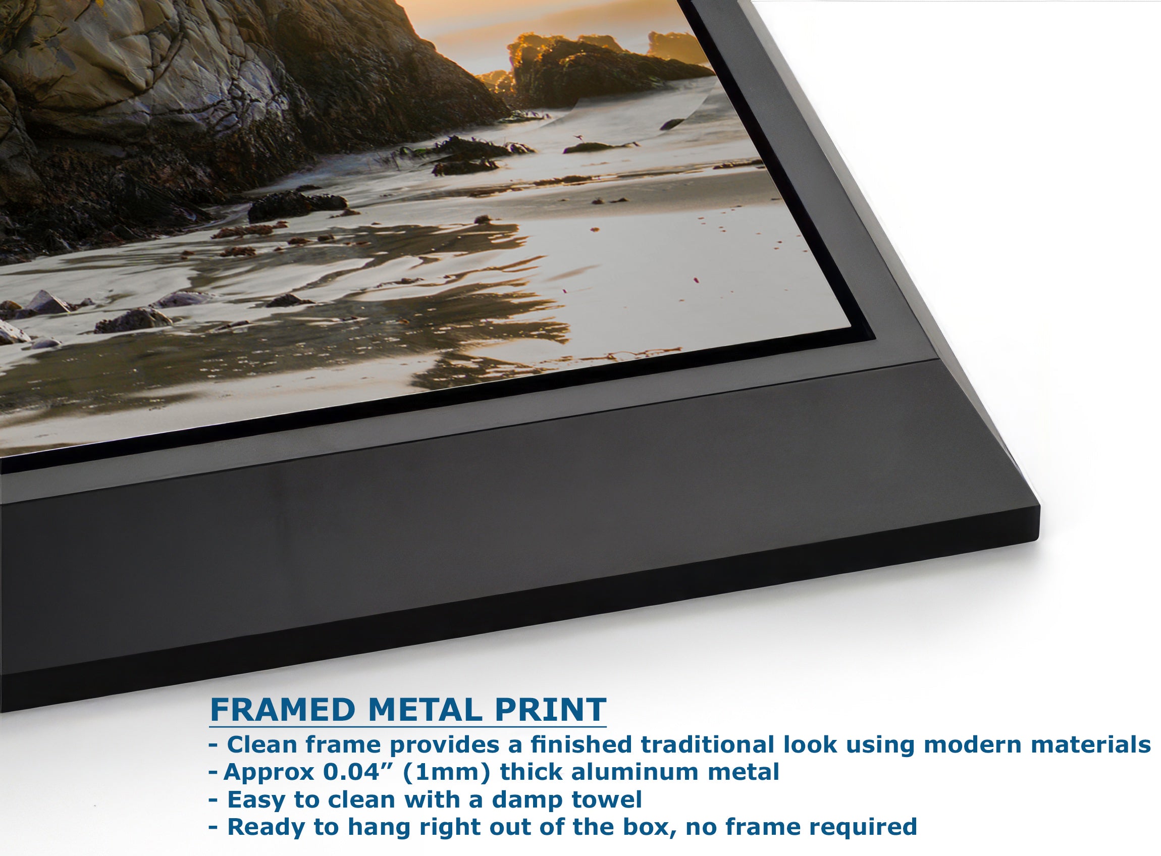 Limited Edition Fine Art Photography, Ocean Picture of Keyhole Arch California Coastline Sunset