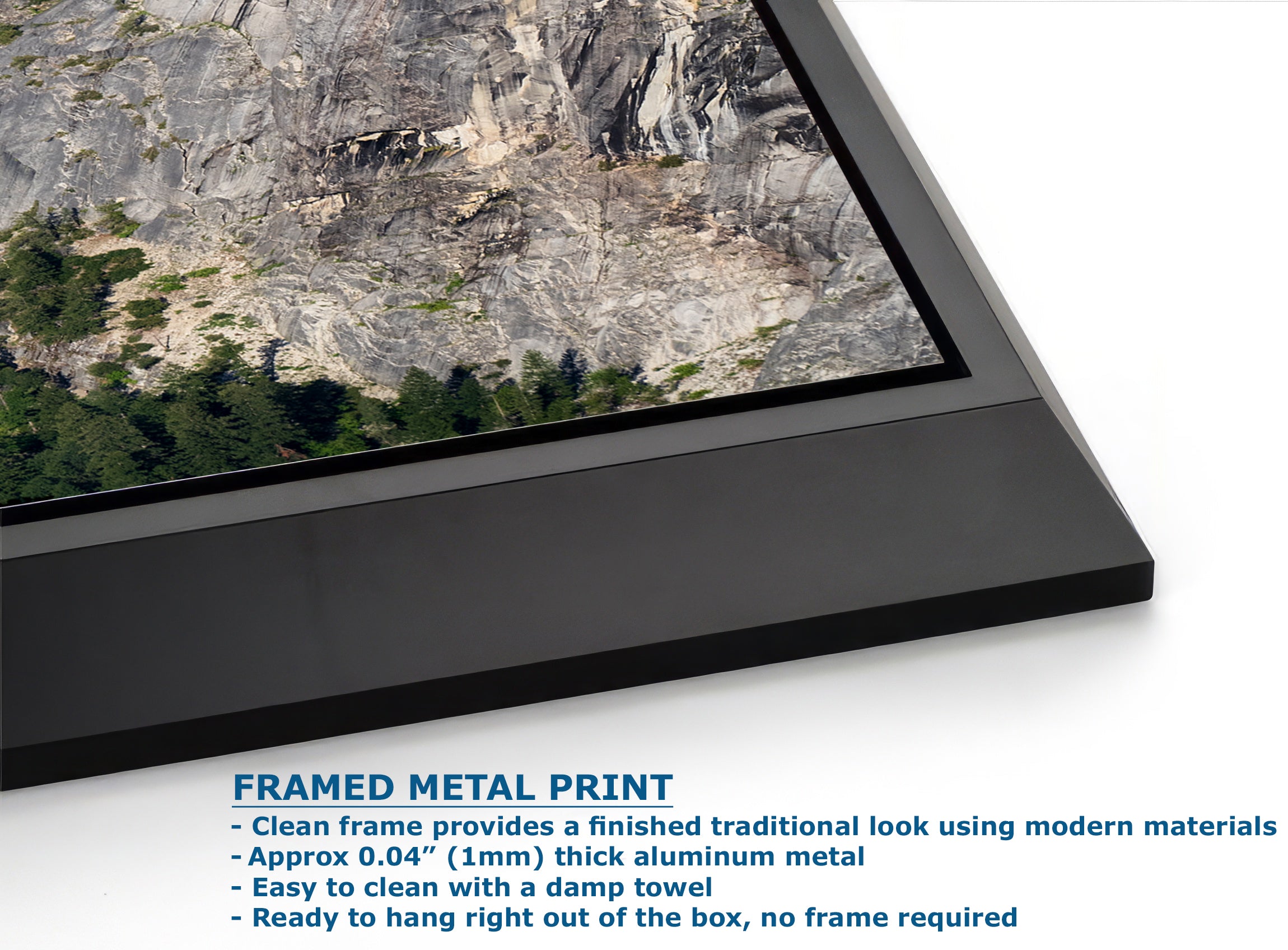 Yosemite Wall Art, Glacier Point Mountain Landscape Nature Photo