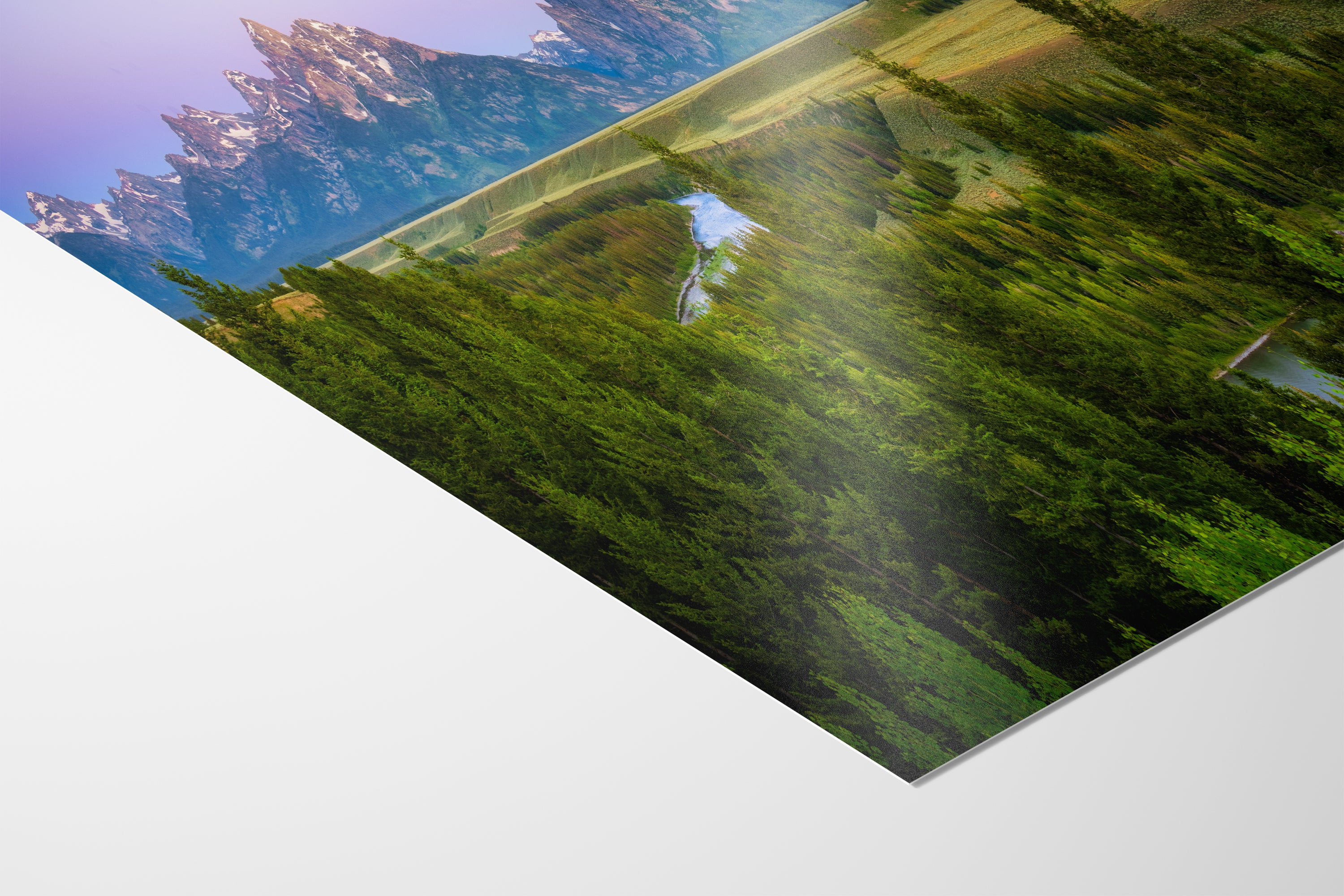 Grand Teton National Park Mountain Picture Panorama Nature Photo, Rustic Wall Art, Jackson Hole Scenery, Bohemian Decor