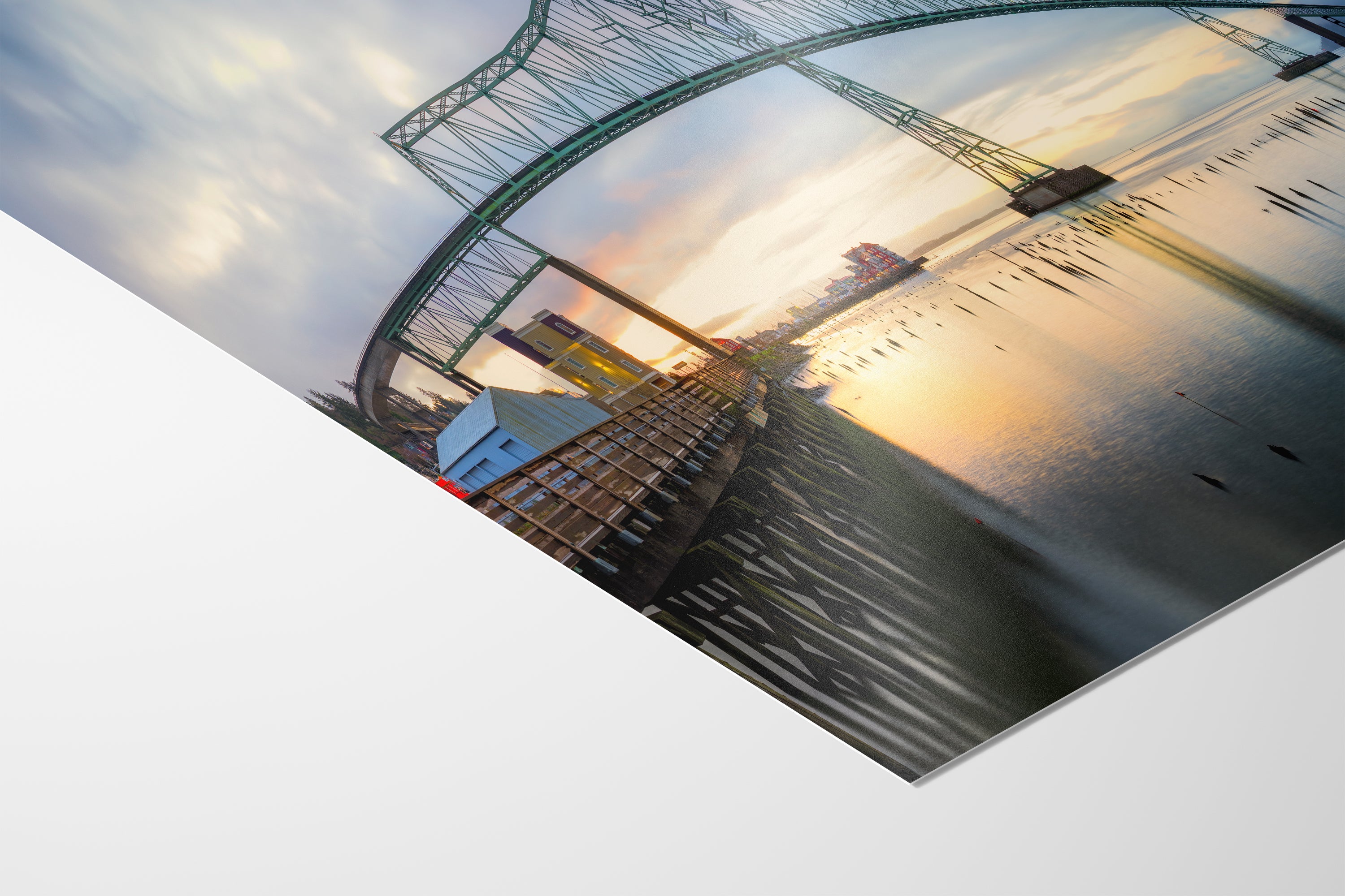 Astoria-Megler Bridge Picture Sunset, Oregon Coast Ocean Picture, Pacific Northwest