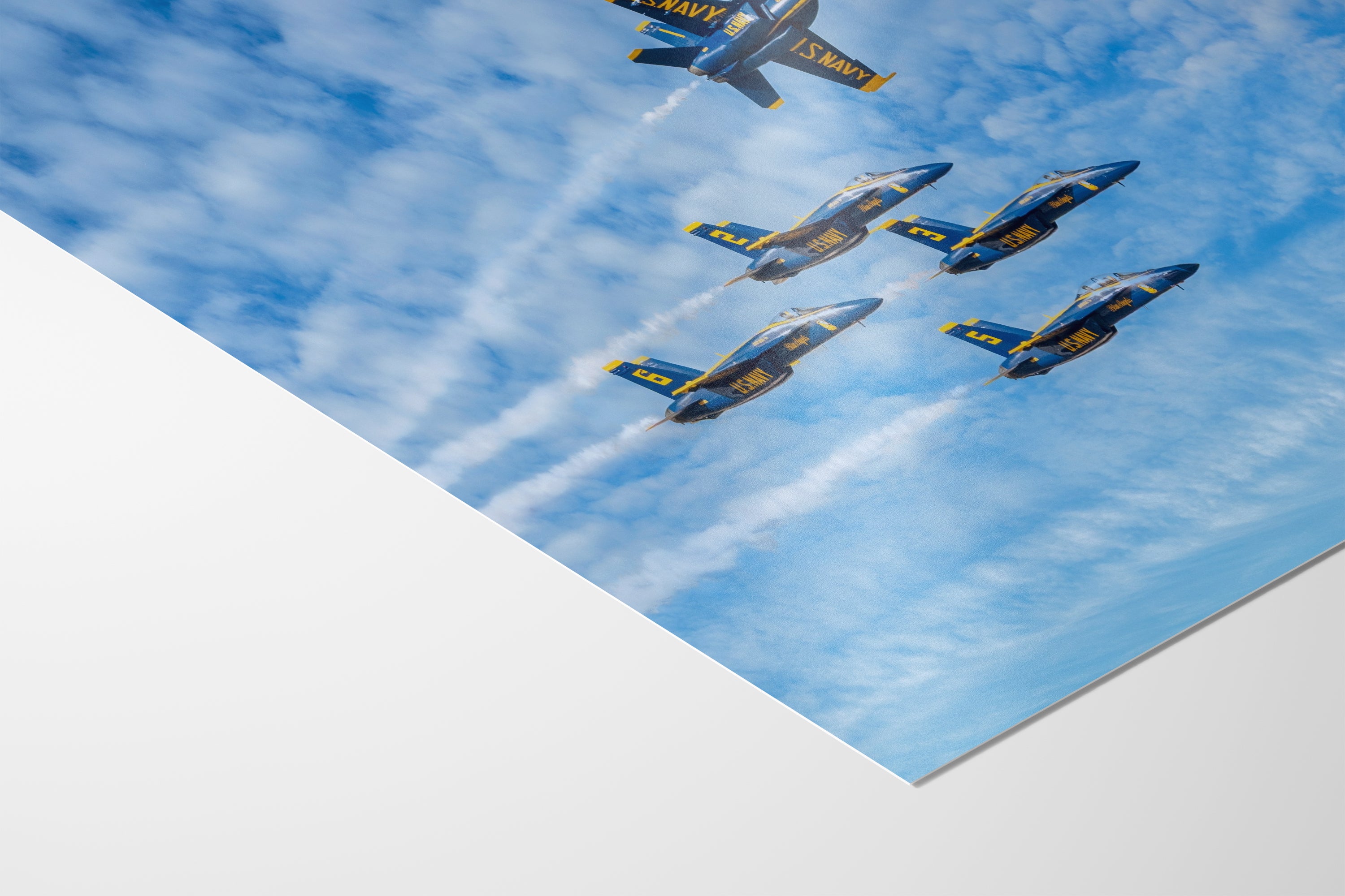 Blue Angels Aviation Artwork, FA-18 Super Hornet Military Aircraft Print