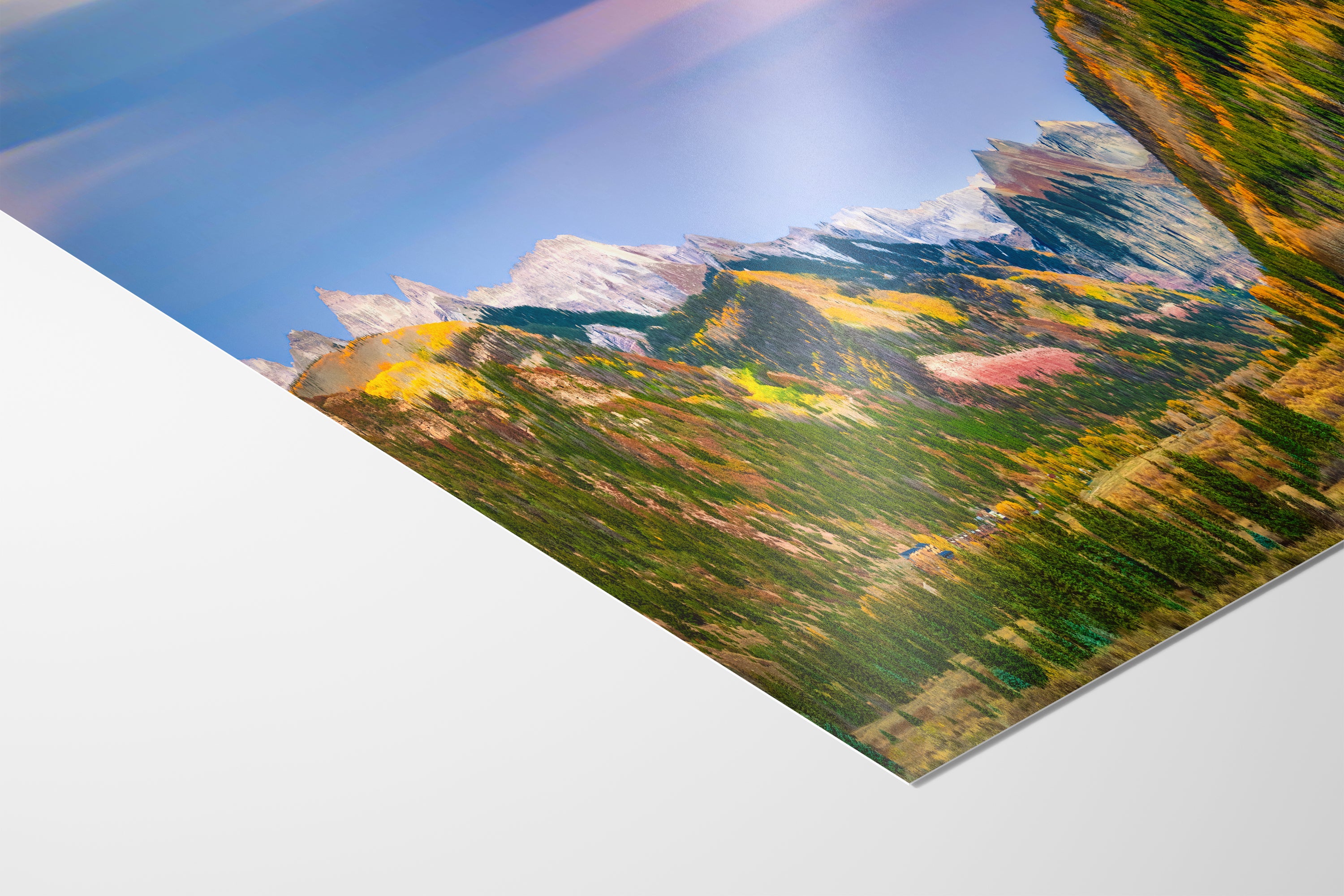 Telluride Colorado San Juan Mountain Picture, Fall Colors Aspen Trees Forest Picture Nature Photo for Relaxation Artwork, Meditation and House Decor