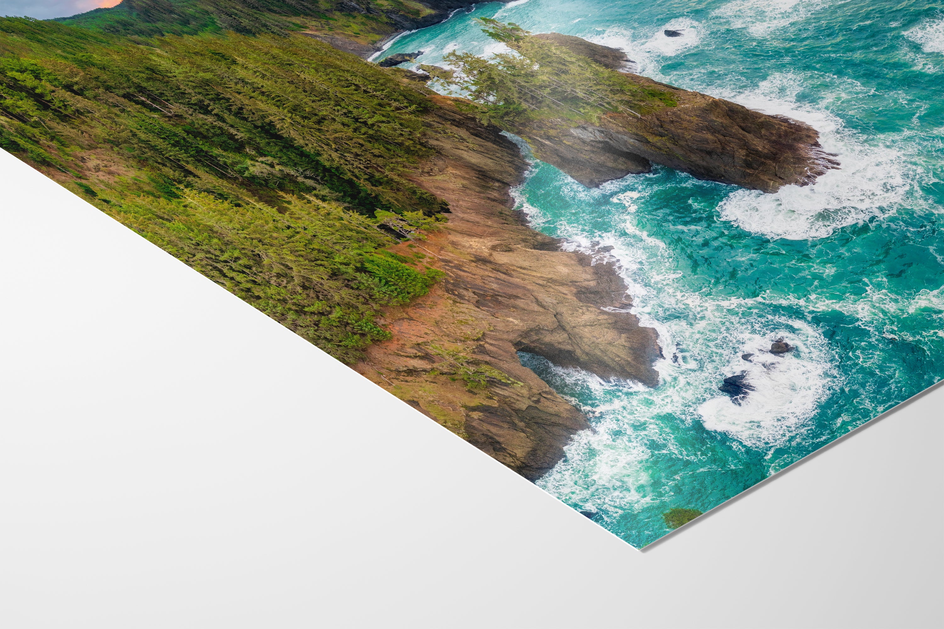 Oregon Coast Ocean Picture, Pacific Northwest Rocky Coastline Nature Photo