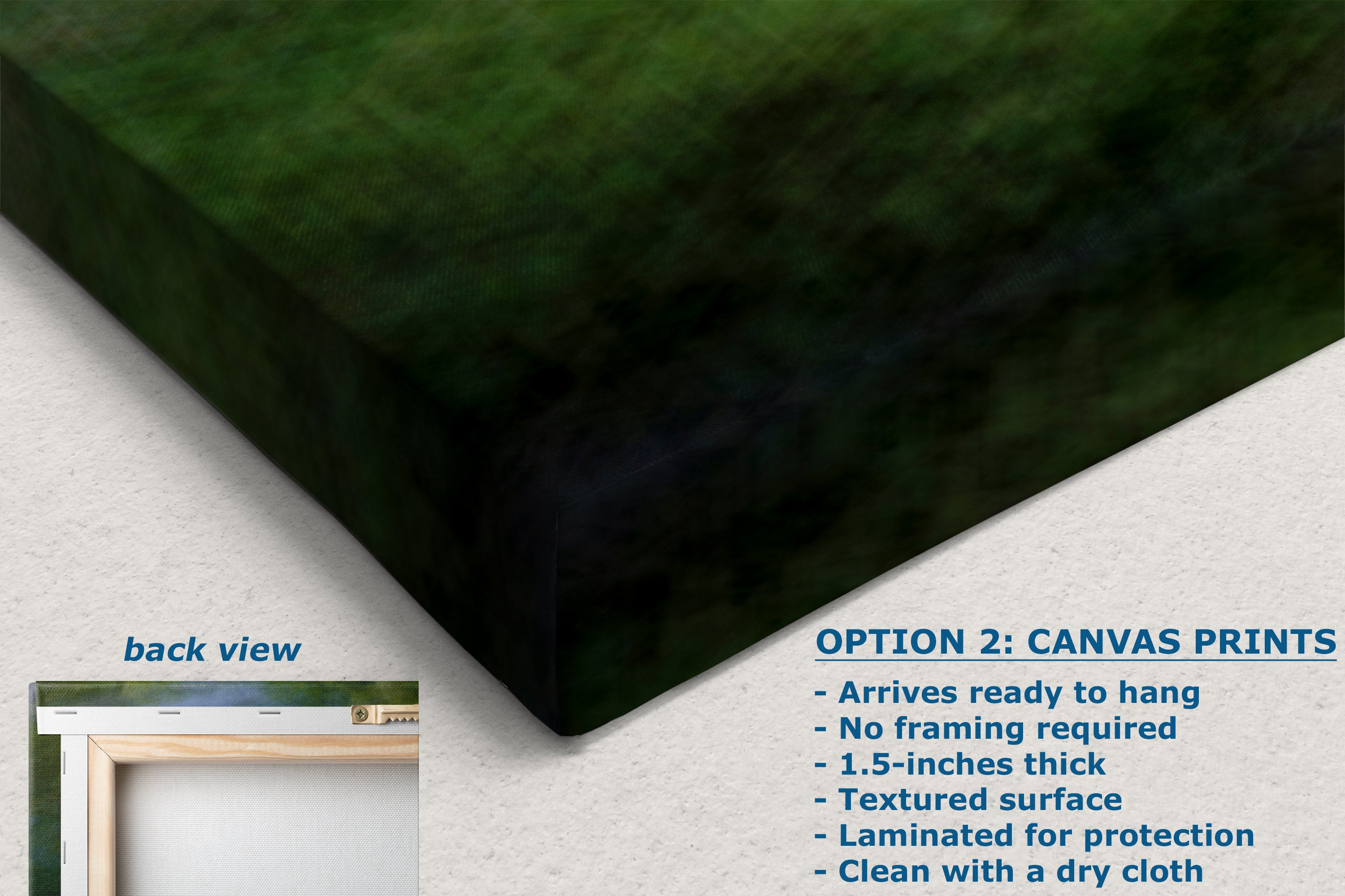 Impressionist Art Forest Picture Abstract Nature Photo, Relaxation Artwork, Forest Bathing Wall Decor, Meditation, Bohemian Style Canvas Print