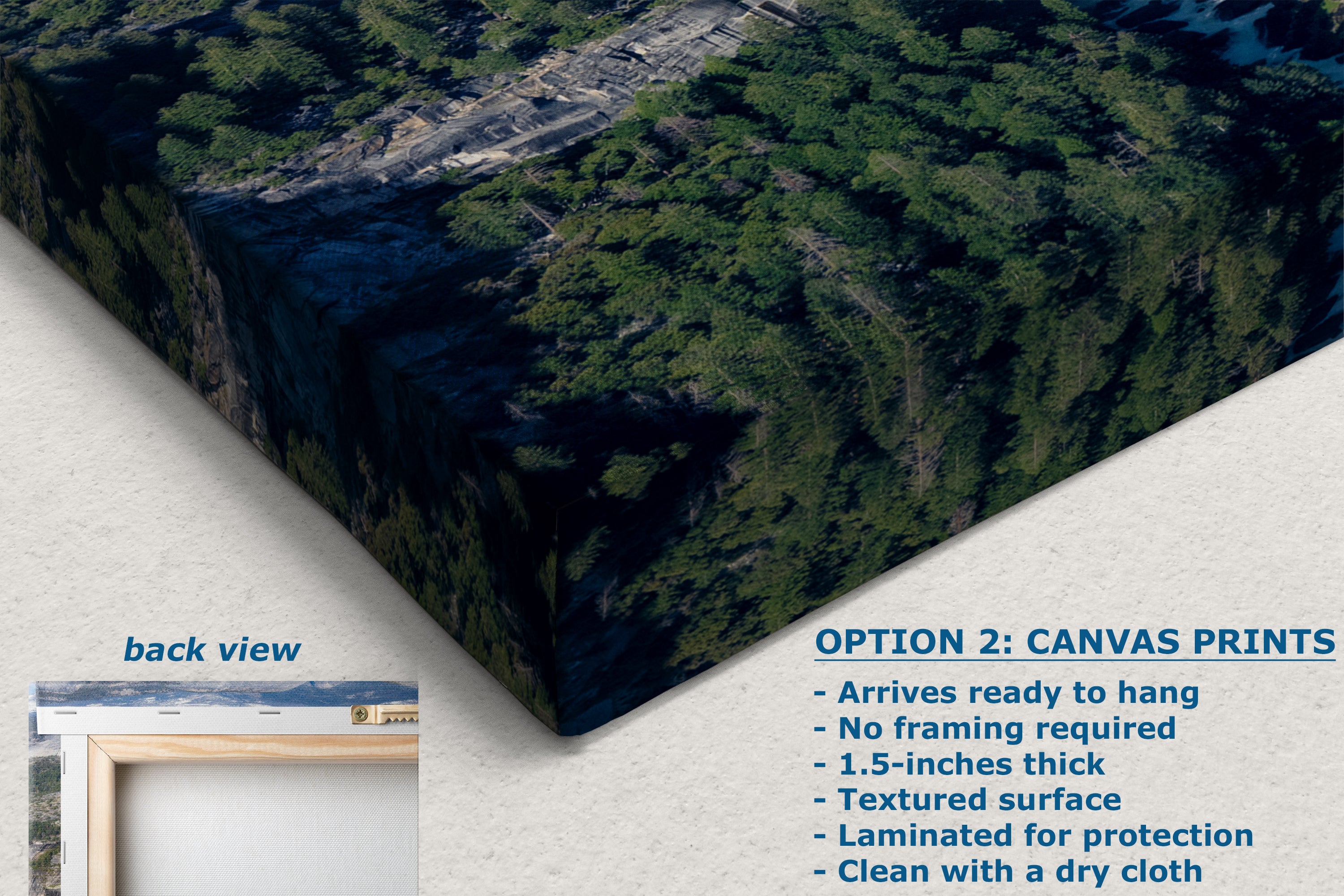 Yosemite Wall Art, Glacier Point Mountain Landscape Nature Photo