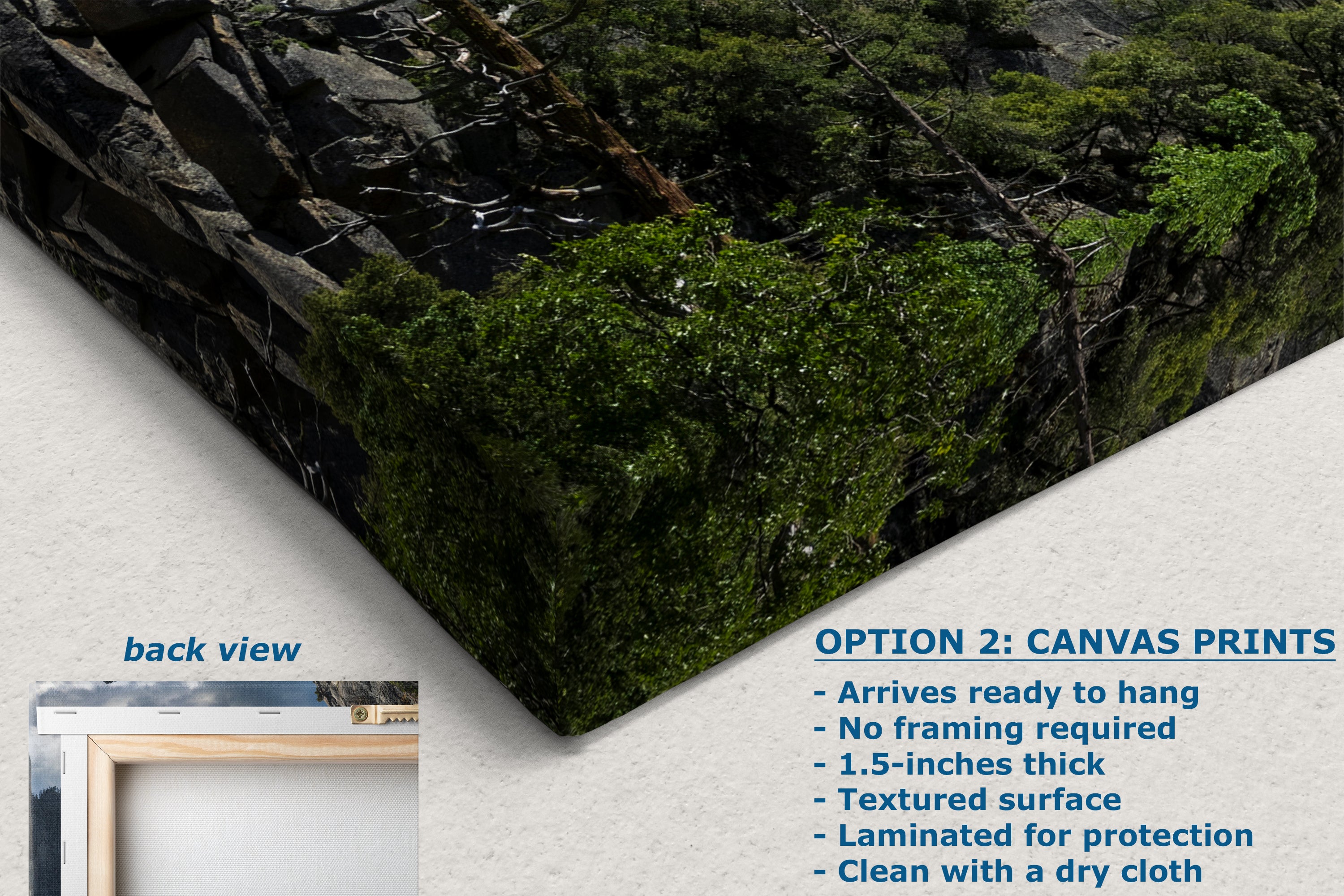 Bridalveil Falls Yosemite National Park Nature Photo Relaxation Artwork Waterfall Picture for Meditation, Dorm Room, Office, and House Decor