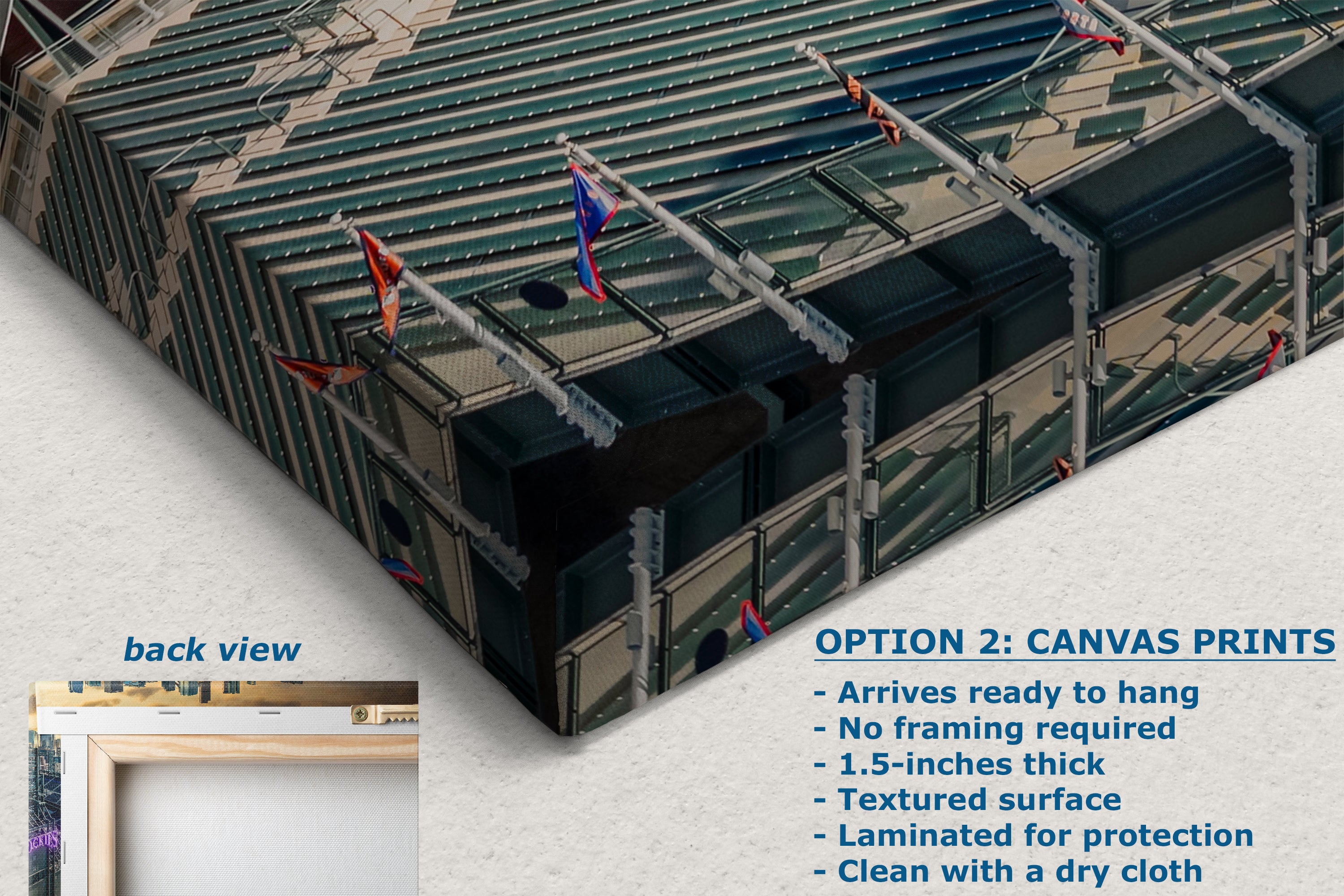 Colorado Rockies Baseball Stadium Wall Art | Coors Field Denver Colorado Skyline Print for Man Cave Decor & Sports Fans