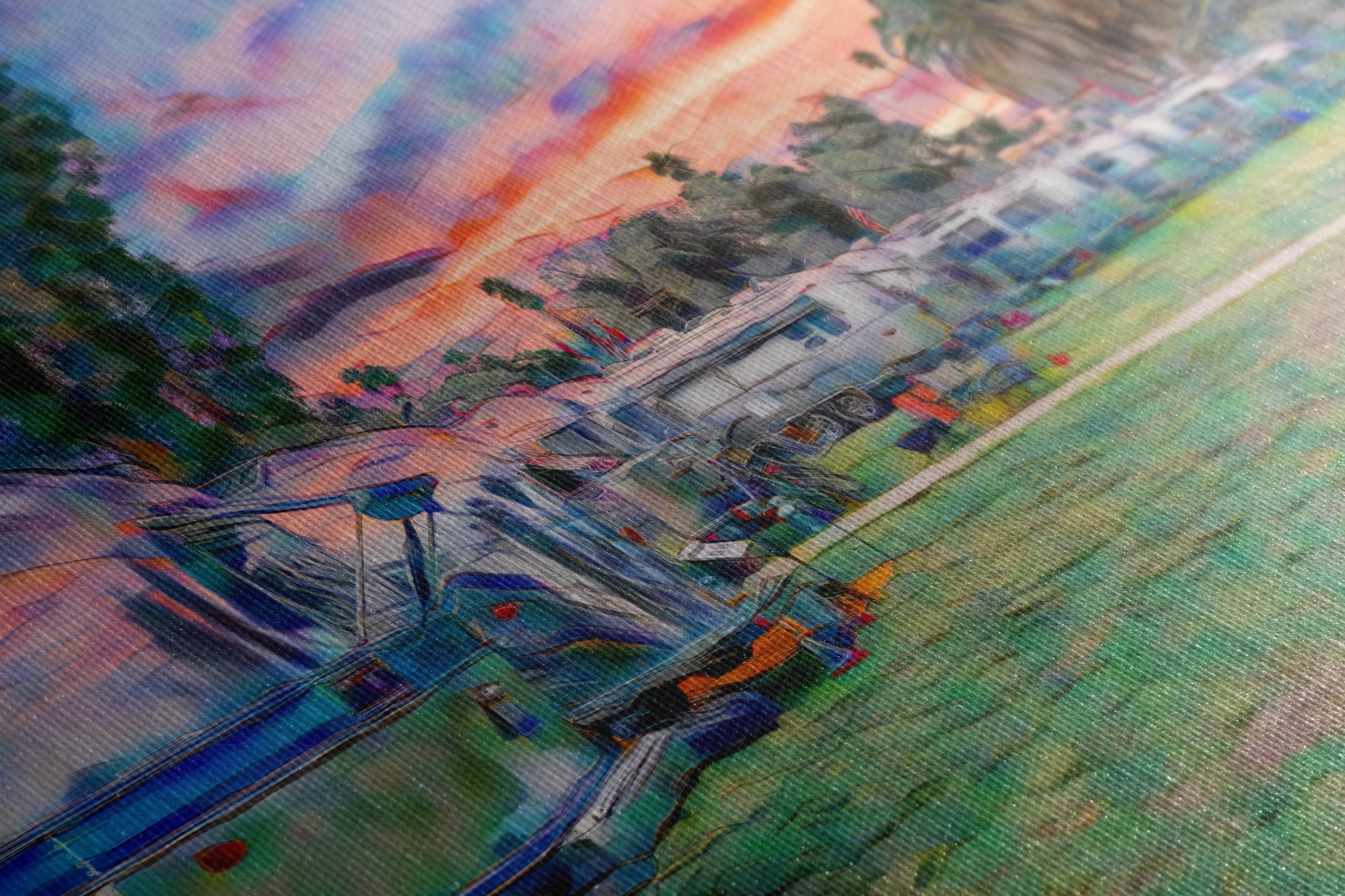 Airstream Travel Trailer Art Camping Decoration