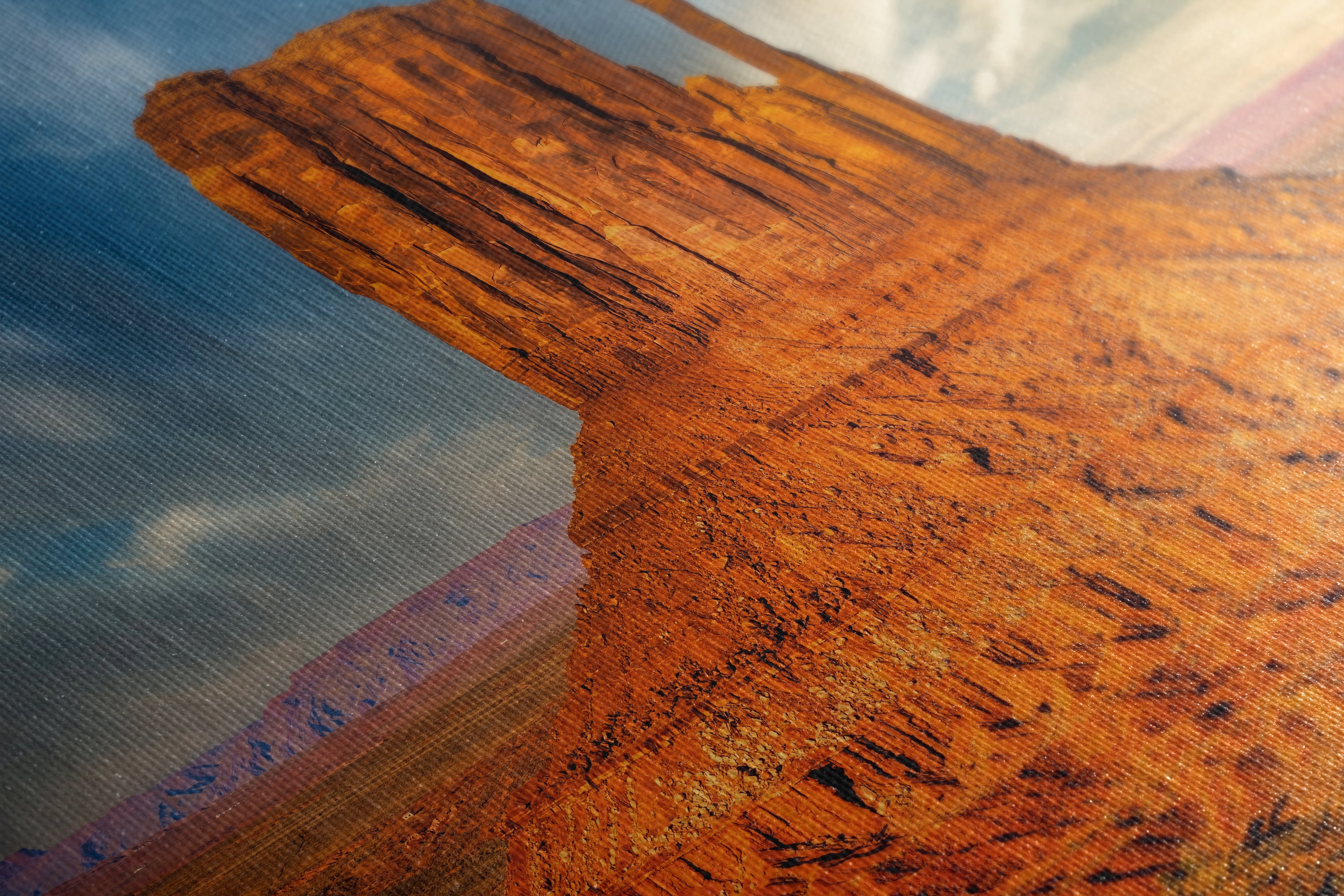 Monument Valley Arizona Desert Picture Nature Photo, Bohemian Style Relaxation Artwork for Meditation, Apartment, Office & House Decor