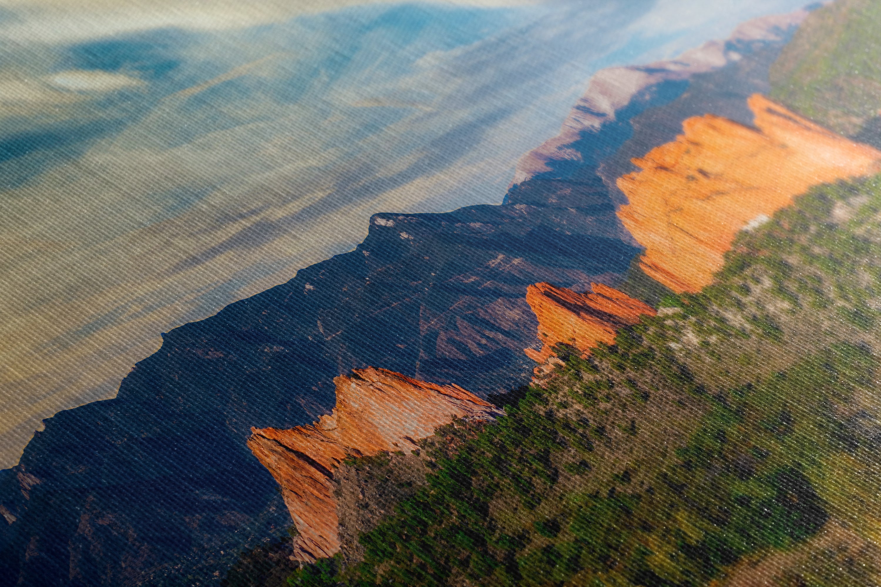 Garden of the Gods & Pikes Peak Colorado Mountain Picture Nature Photo, Rocky Mountain Relaxation Artwork for Meditation/Office/House Decor