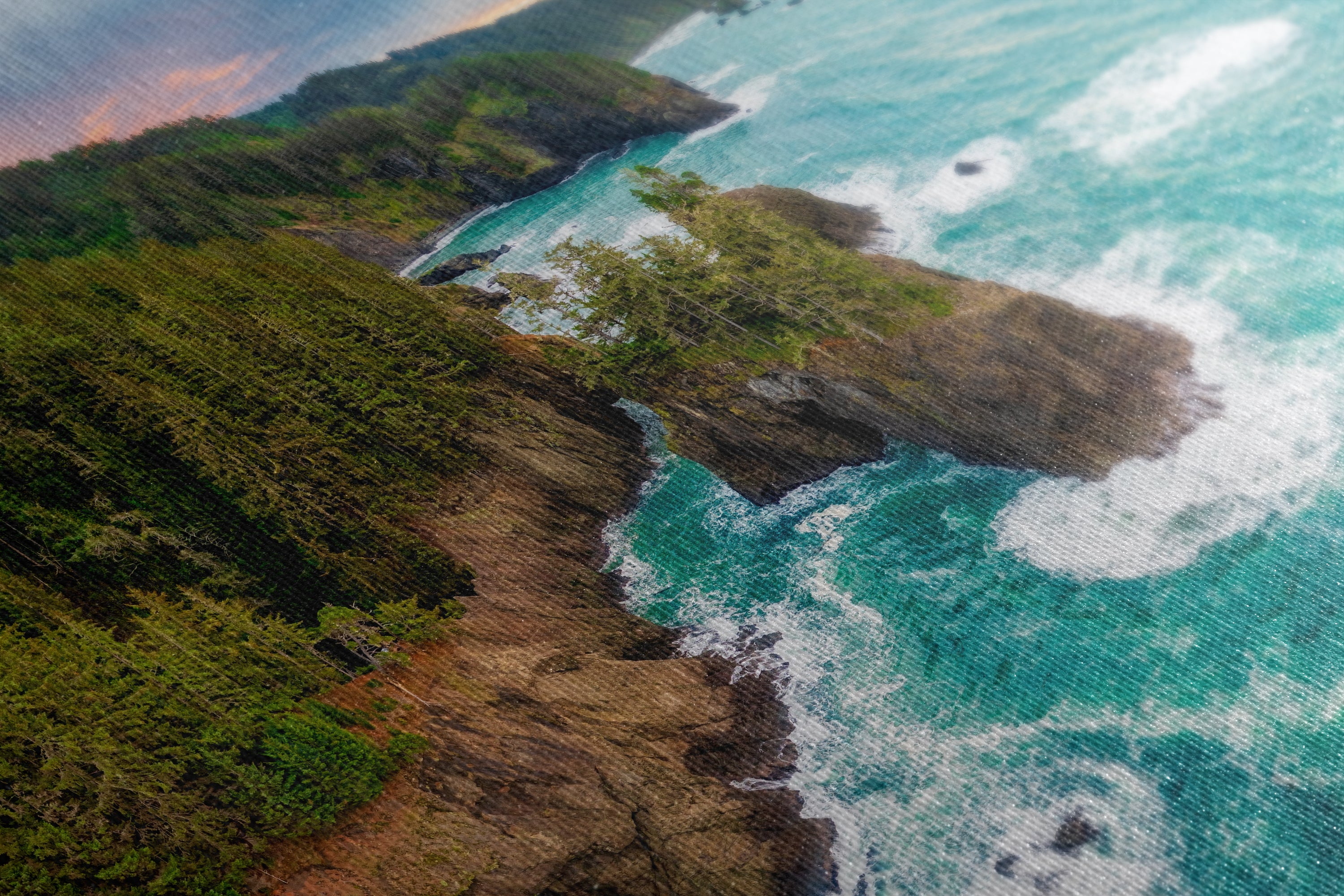 Oregon Coast Ocean Picture, Pacific Northwest Rocky Coastline Nature Photo