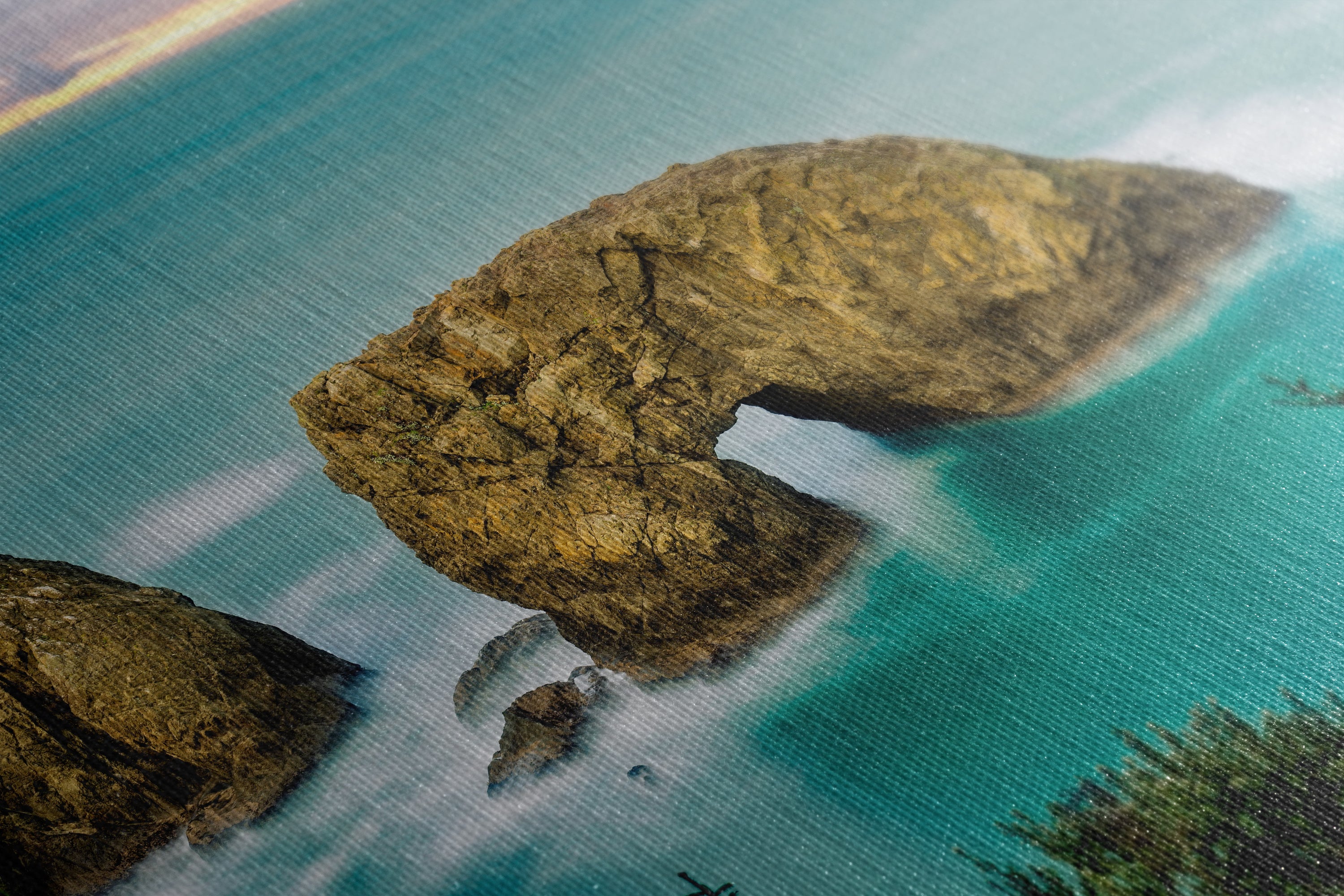 Sea Arch Oregon Coast Ocean Picture, Pacific Northwest Nature Photo Relaxation Artwork for Meditation, Apartment, Office & House Decor