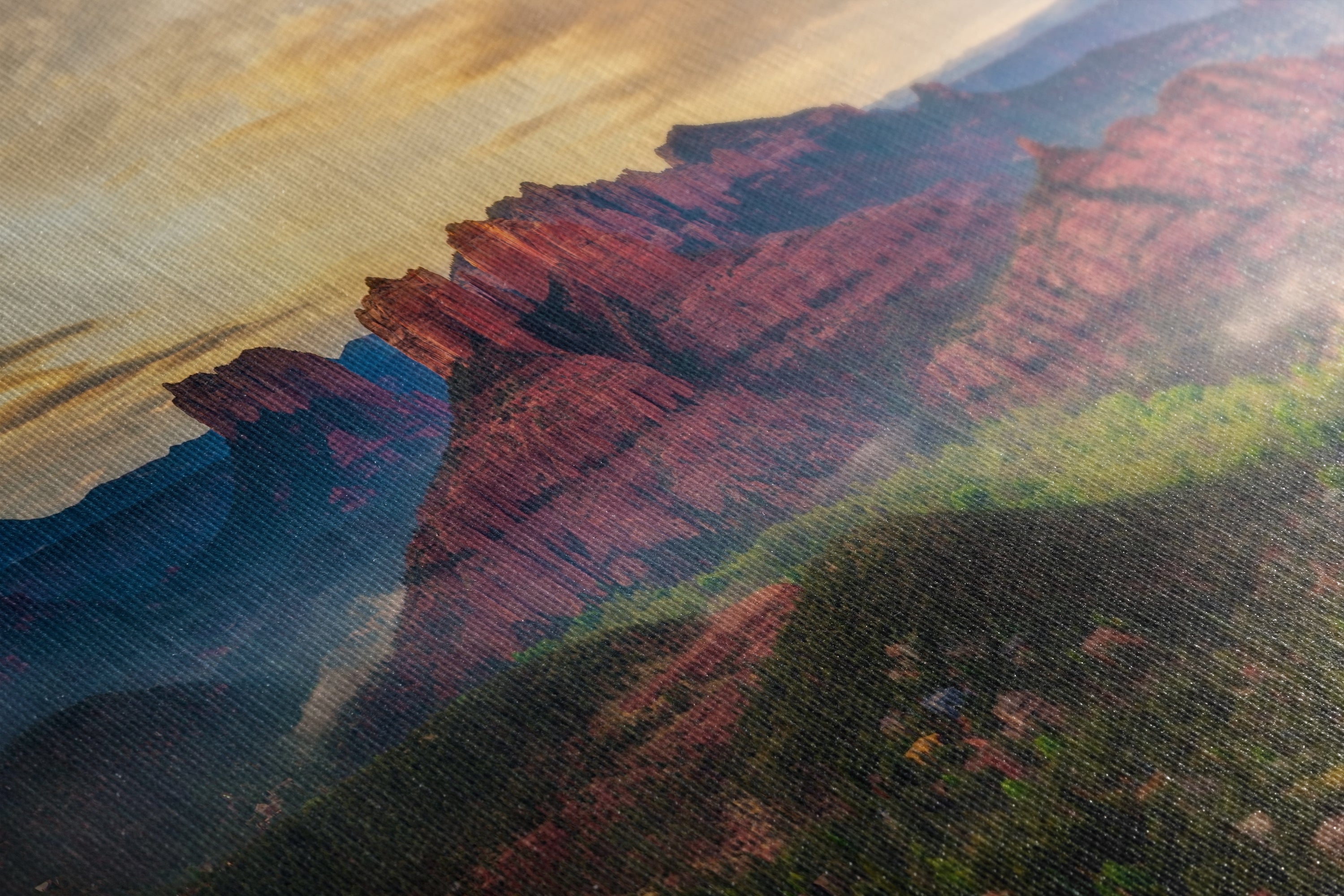 Cathedral Rock View, Sedona Arizona Desert Picture Nature Photo Relaxation Artwork for Meditation, Office, and House Decor