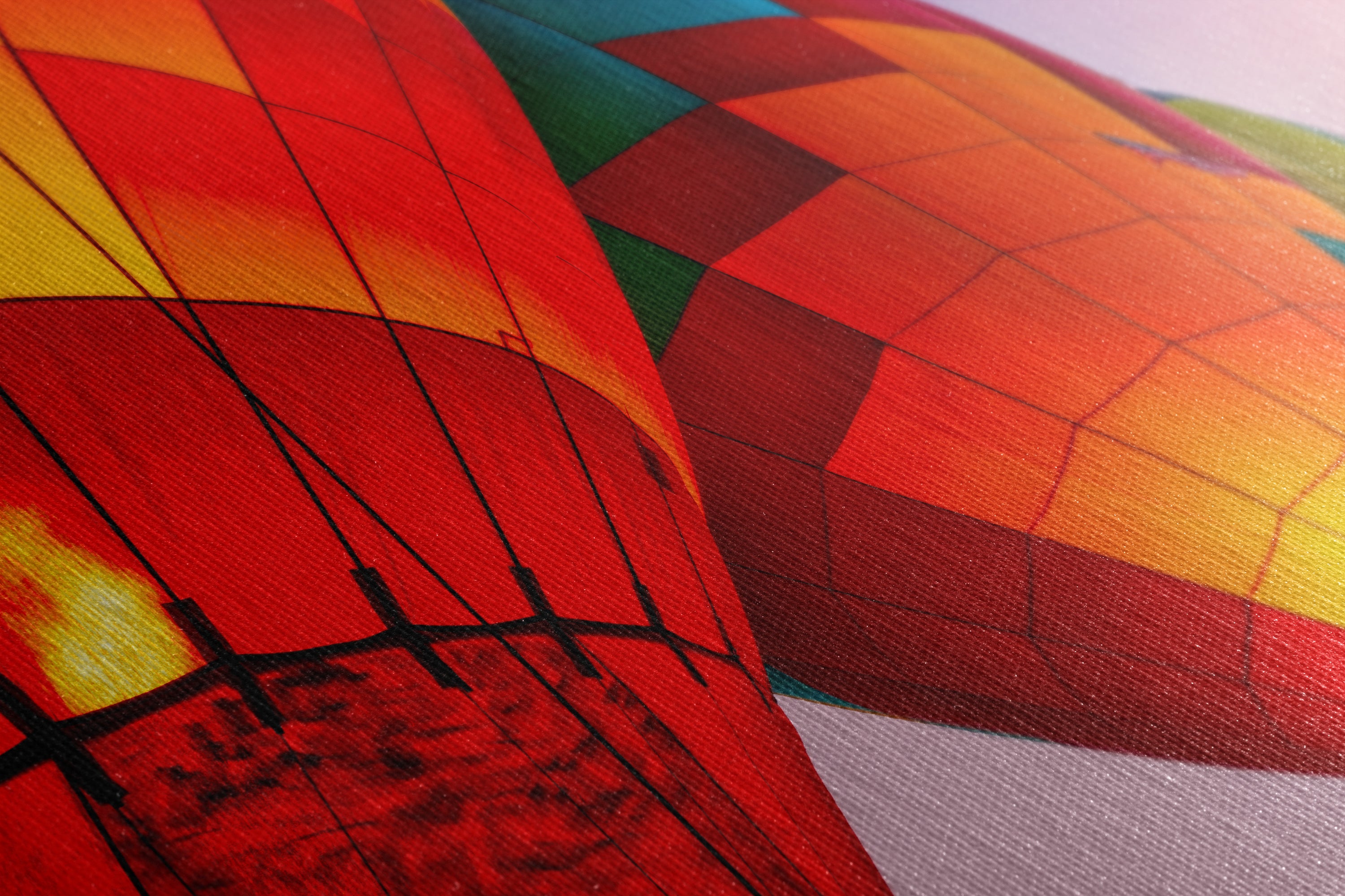 Hot Air Balloon Festival Morning Glow Photo | Albuquerque New Mexico Balloon Fiesta Wall Art | Office, Cubicle & House Decor