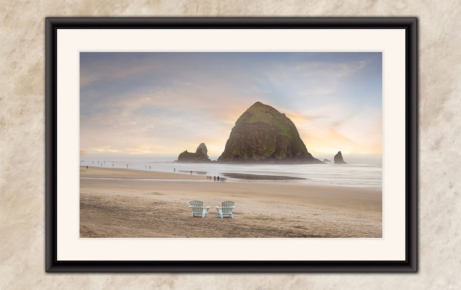 Cannon Beach Oregon Coast Ocean Picture Nature Photo, Haystack Rocks, Coastal Beach House Decor for Ocean Lovers