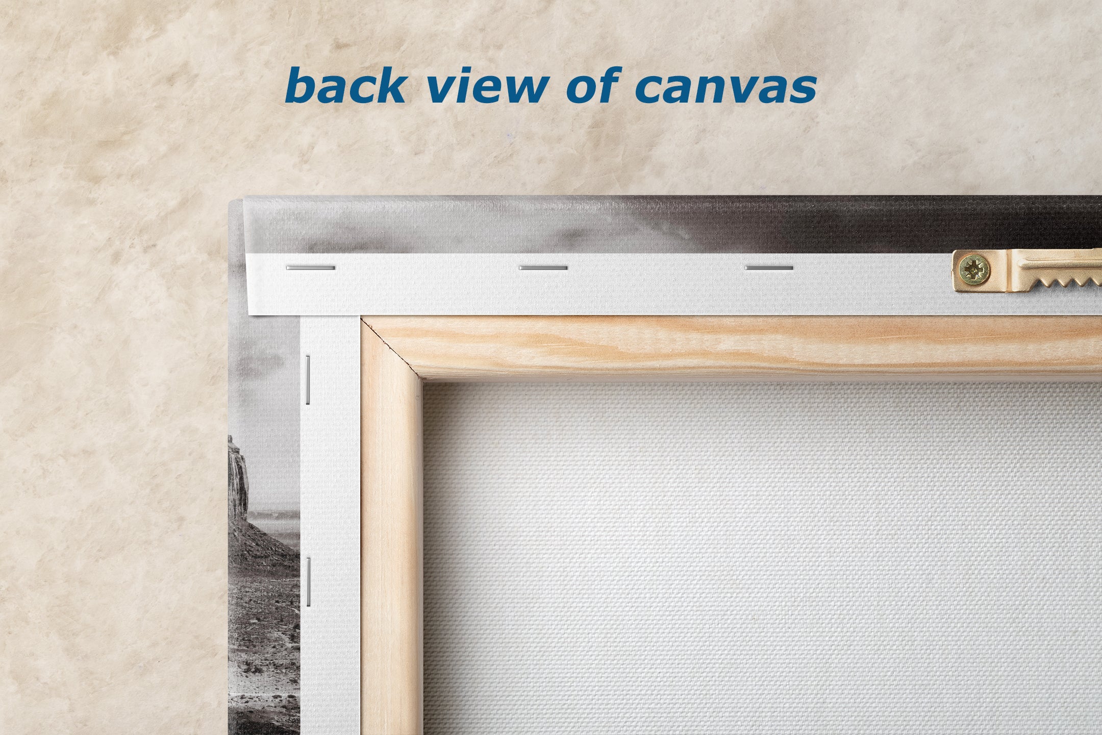 Monument Valley Arizona Desert Picture, Black and White Nature Photo, Bohemian Style Relaxation Artwork for Meditation, Apartment, Office & House Decor