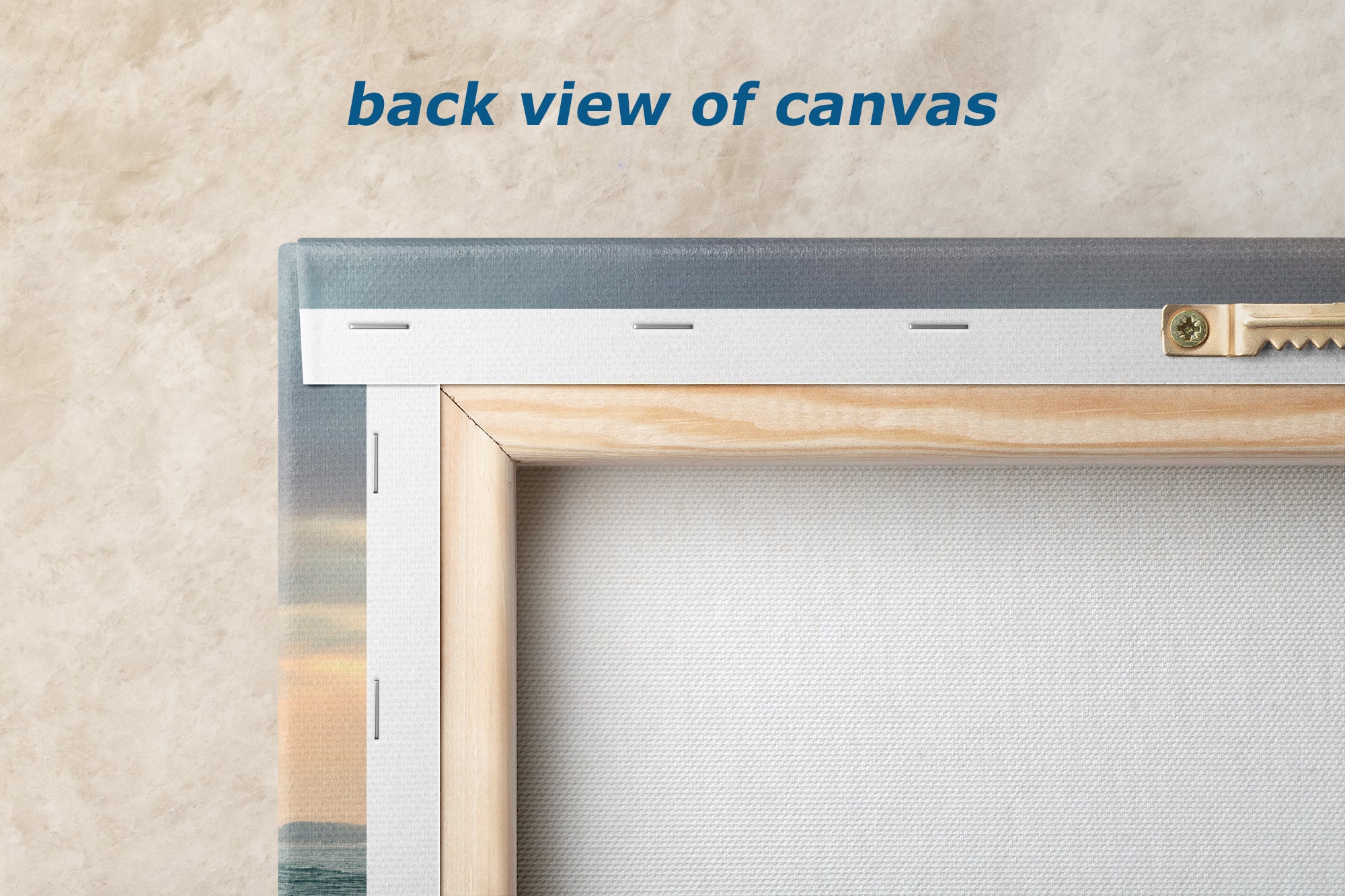 San Francisco Golden Gate Bridge Picture - California Coastline Giant Canvas Print for House Decor & Housewarming