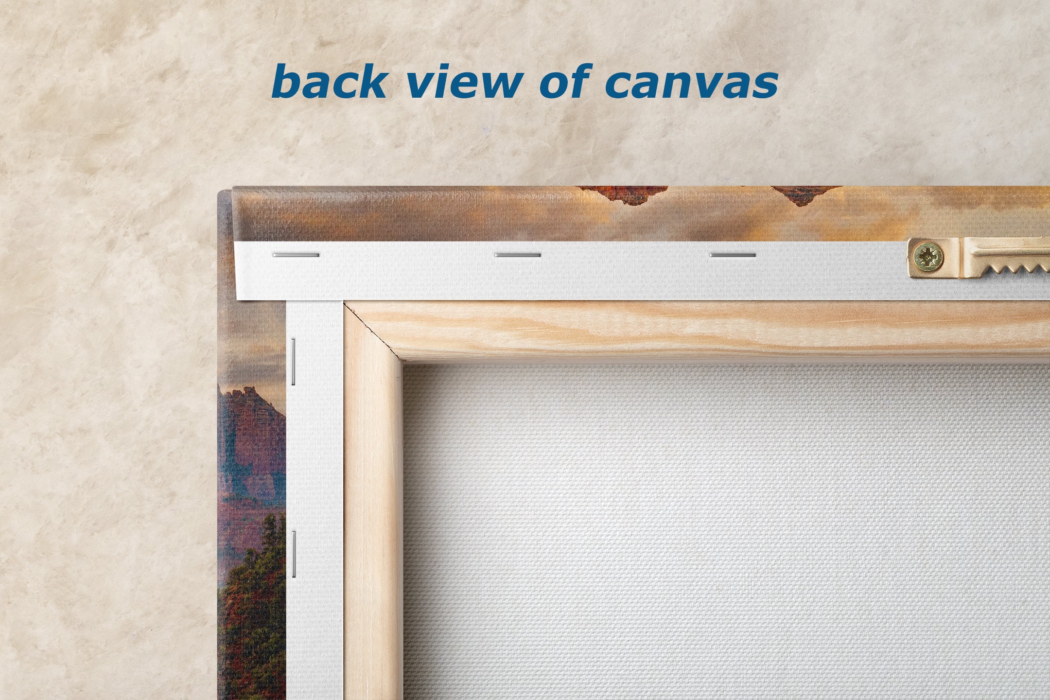 Cathedral Rock, Moody Sedona Arizona Desert Picture Nature Photo Relaxation Artwork for Meditation, Office, and House Decor