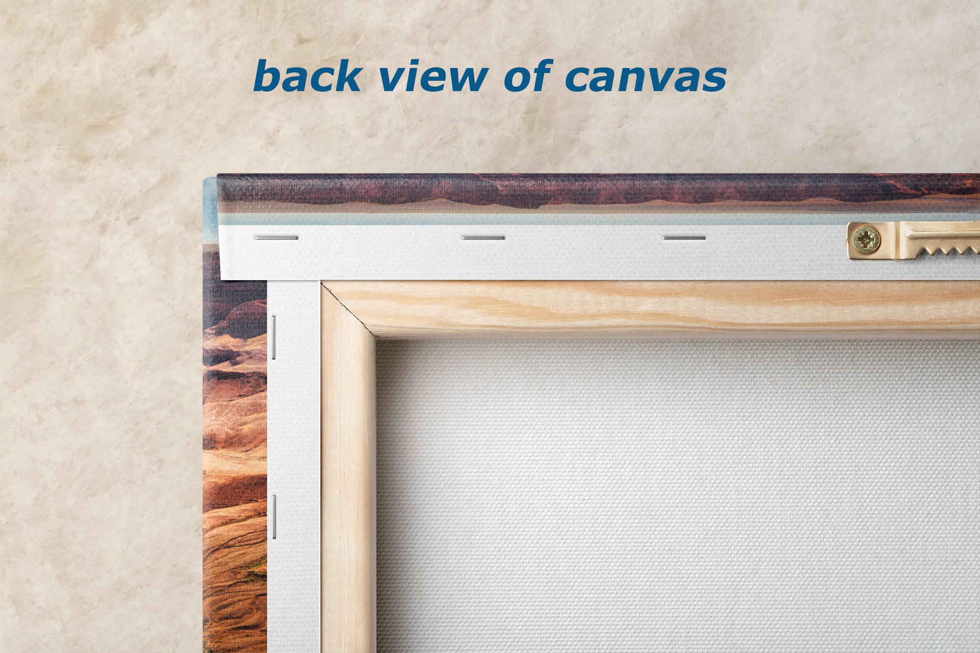 Grand Canyon National Park, Arizona Desert Picture Nature Photo with Colorado River, Bohemian Style Relaxation Artwork for Meditation, Office & House Decor