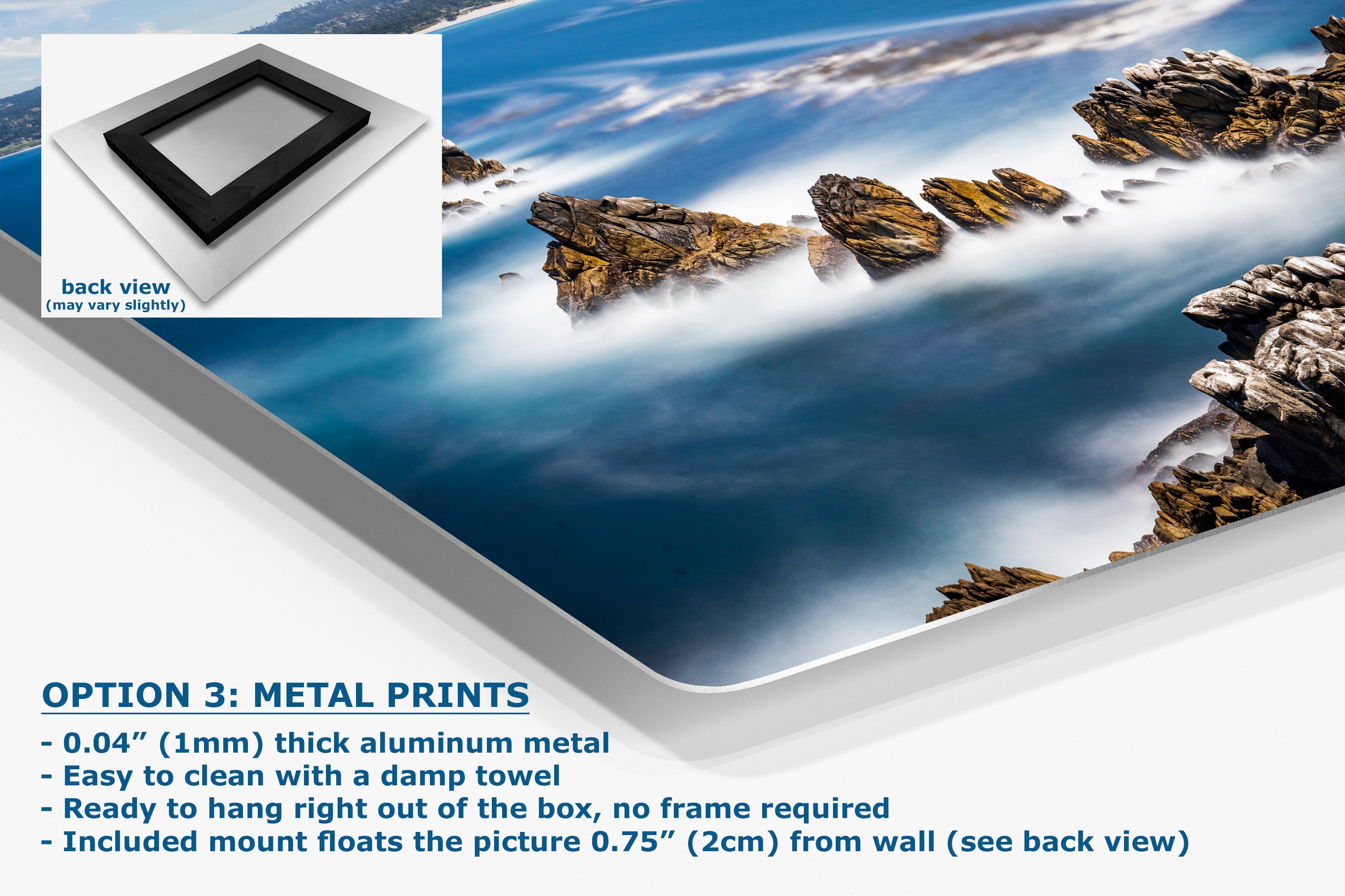 Point Lobos Shoreline, Carmel California Coastline Ocean Picture, Relaxation Artwork Nature Photo for Meditation, Office, Dorm, House Decor