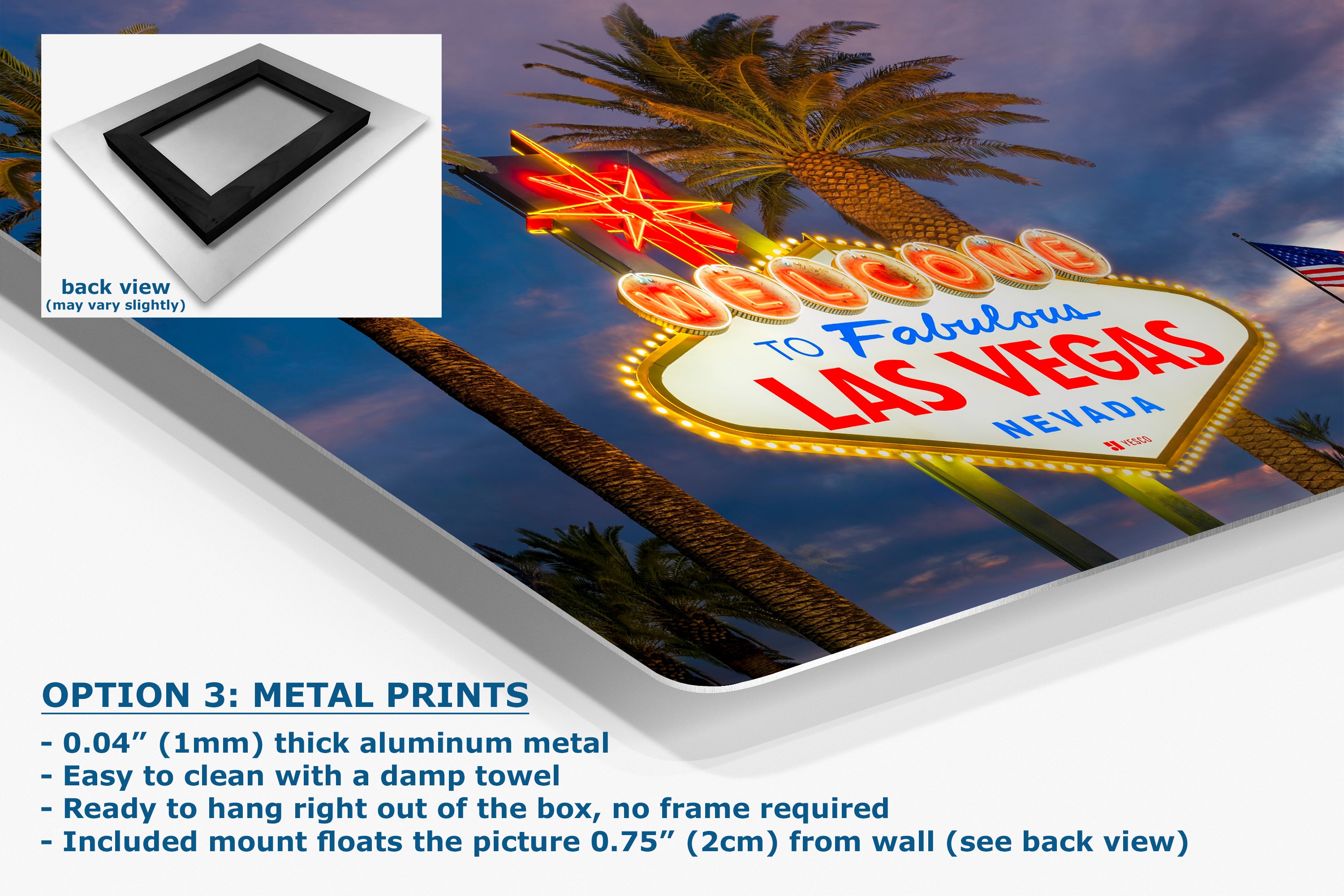 Welcome to Fabulous Las Vegas Nevada Sign Casino Decor, Souvenir Wall Art, Gambling Theme Giant Canvas Print, Neon Sign