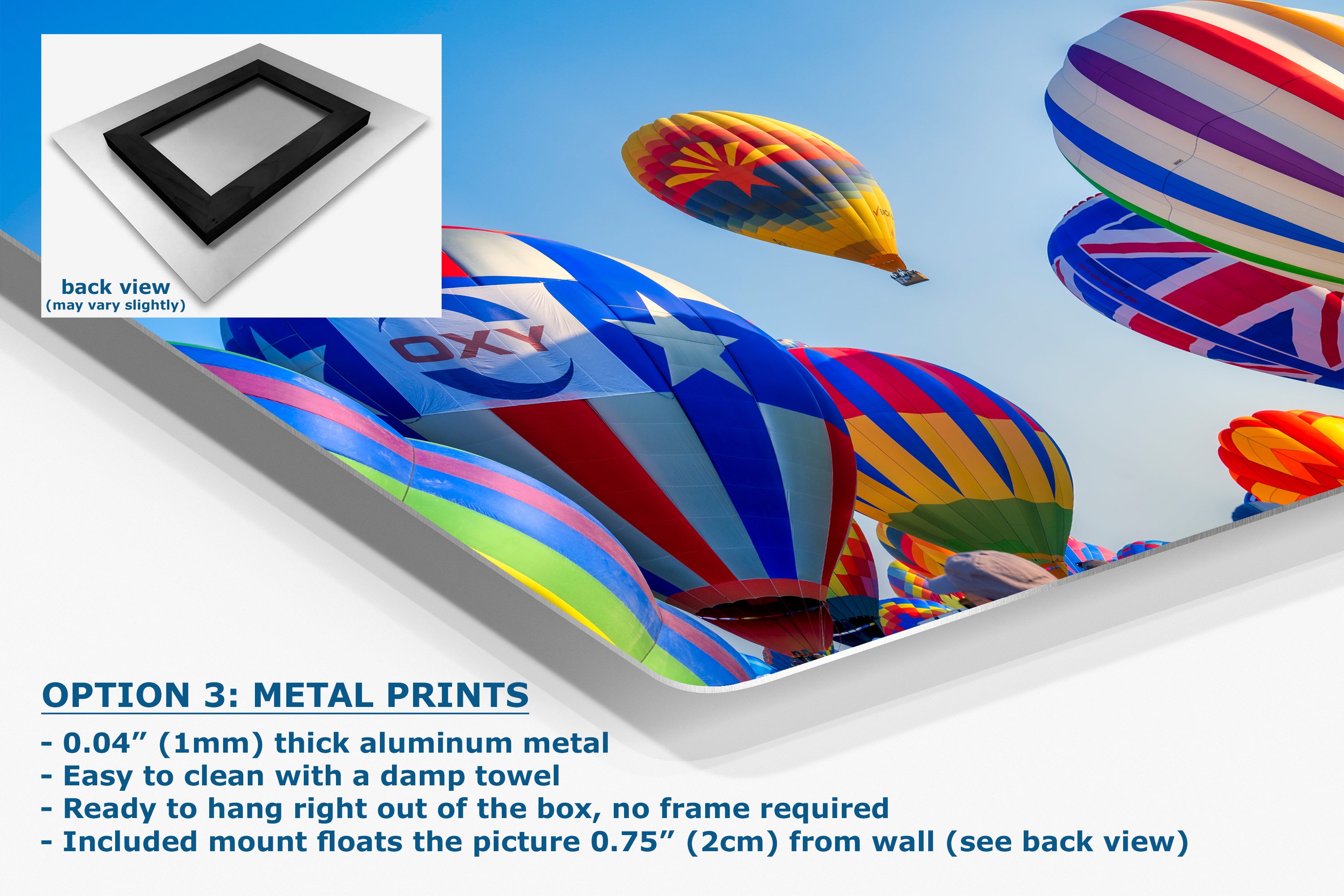 Hot Air Balloon Festival Mass Ascension Arizona Flag, Albuquerque New Mexico Balloon Fiesta Wall Art | Office, Cubicle & House Decor