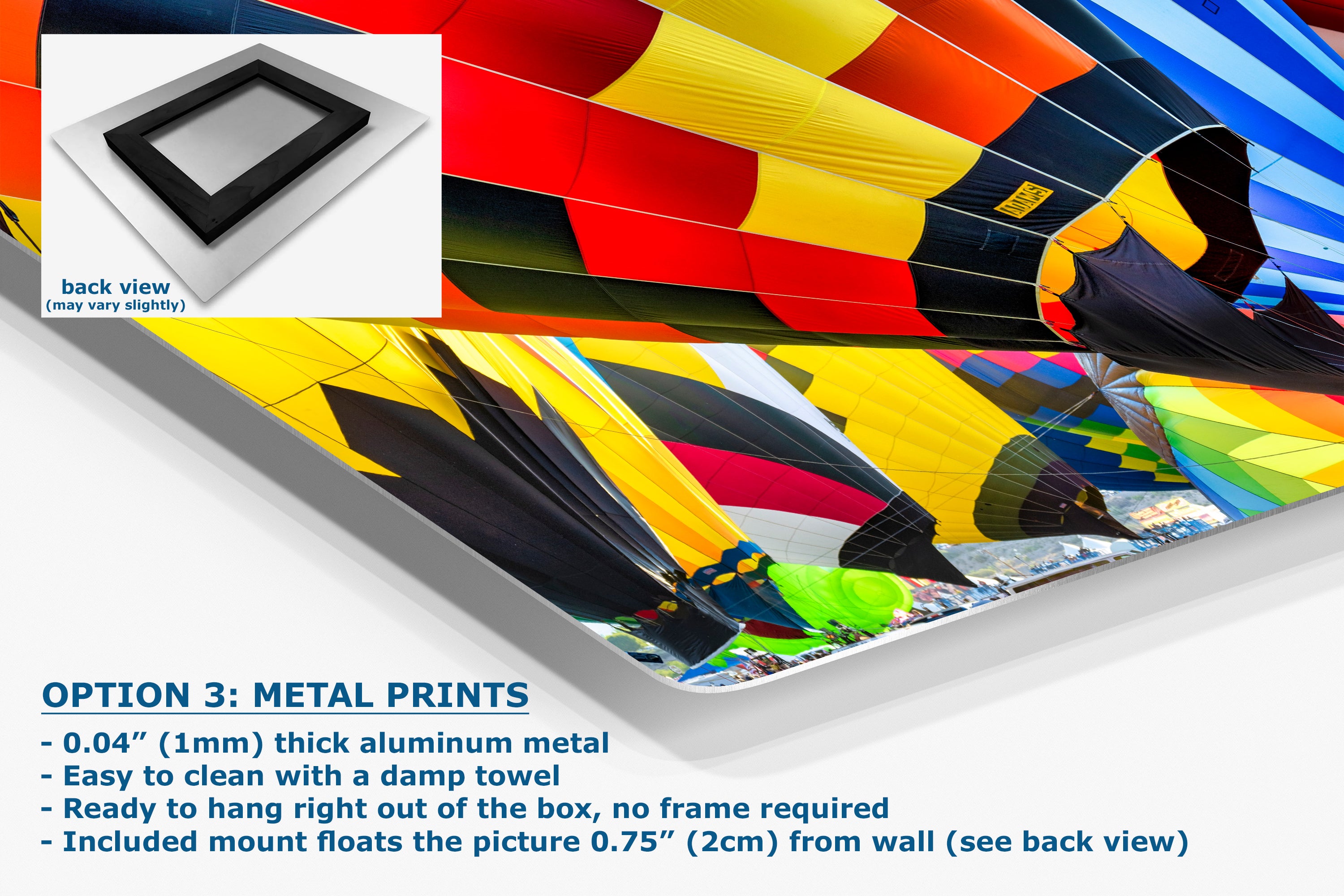 Hot Air Balloon Festival Mass Ascension Close Up | Albuquerque New Mexico Balloon Fiesta Wall Art | Office, Cubicle & House Decor