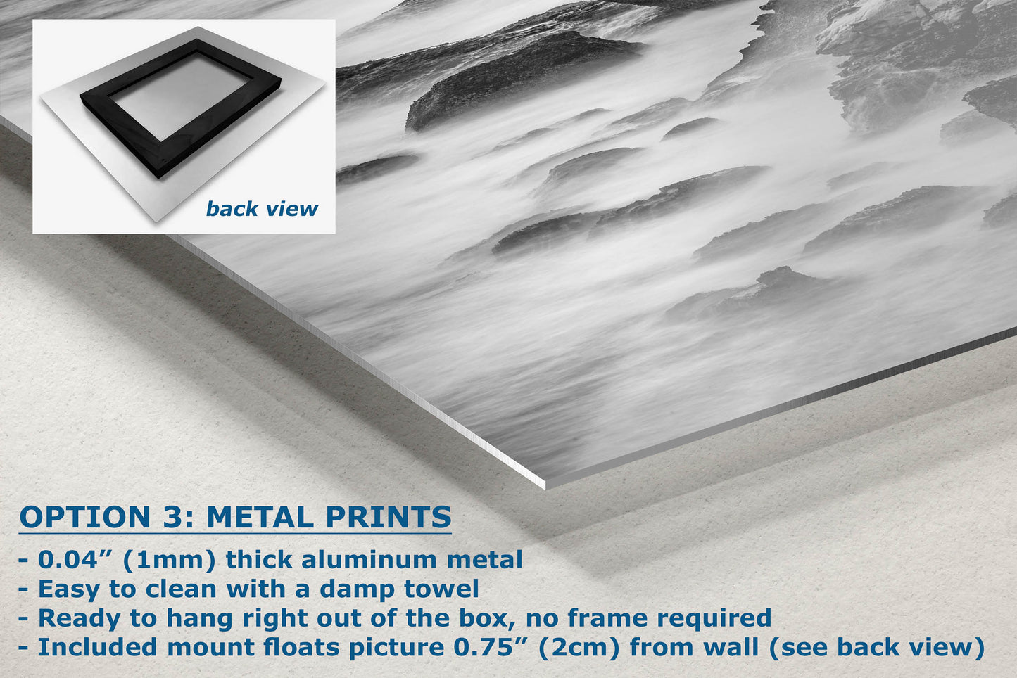 Point Lobos Carmel California Coastline Abstract Ocean Picture, Relaxation Artwork Nature Photo for Meditation, Office, Dorm, House Decor