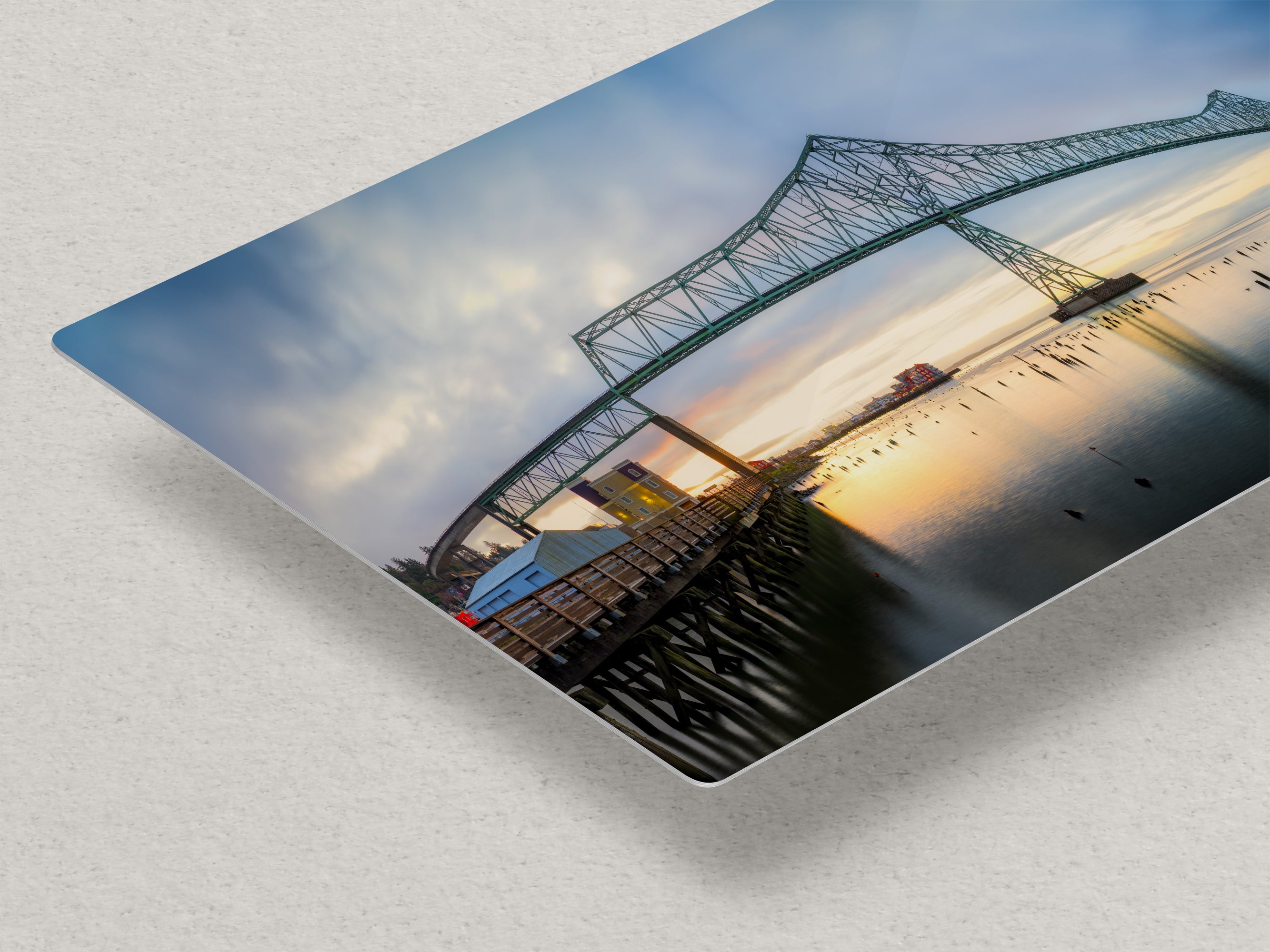 Astoria-Megler Bridge Picture Sunset, Oregon Coast Ocean Picture, Pacific Northwest