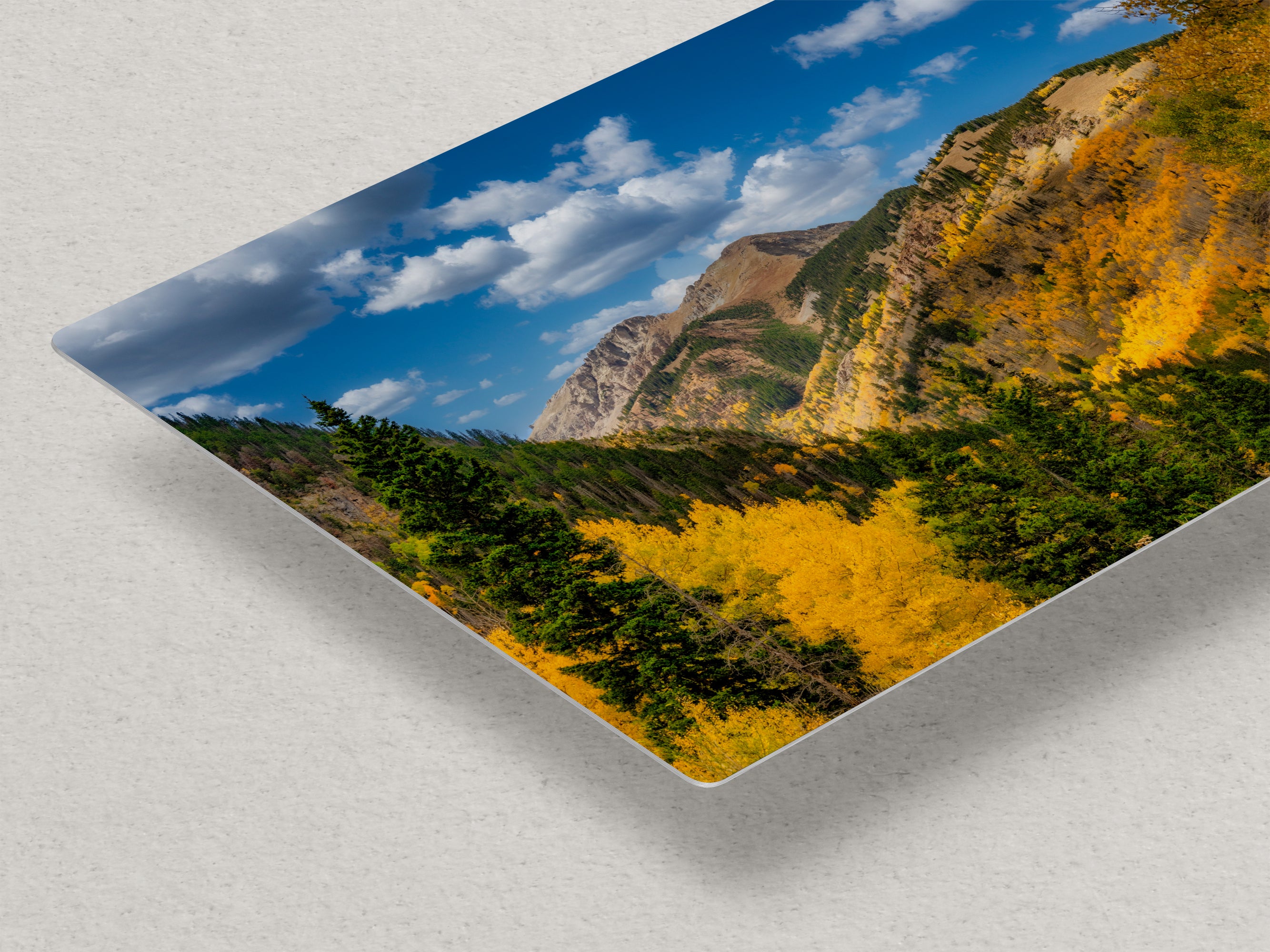 Colorado San Juan Mountains Picture, Fall Colors Nature Photo of Aspen Trees for Relaxation Meditation and Home Decor