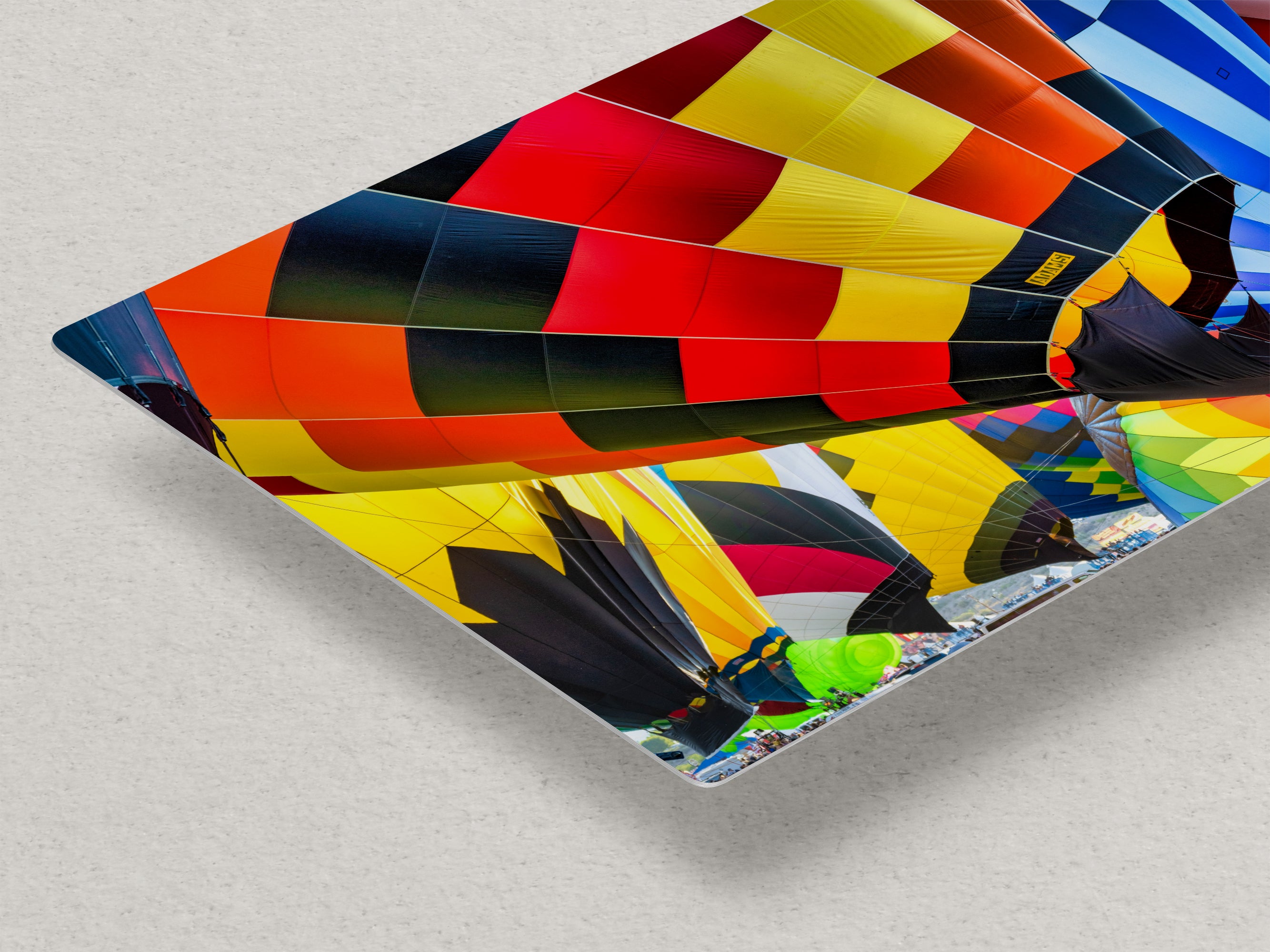 Hot Air Balloon Festival Mass Ascension Close Up | Albuquerque New Mexico Balloon Fiesta Wall Art | Office, Cubicle & House Decor