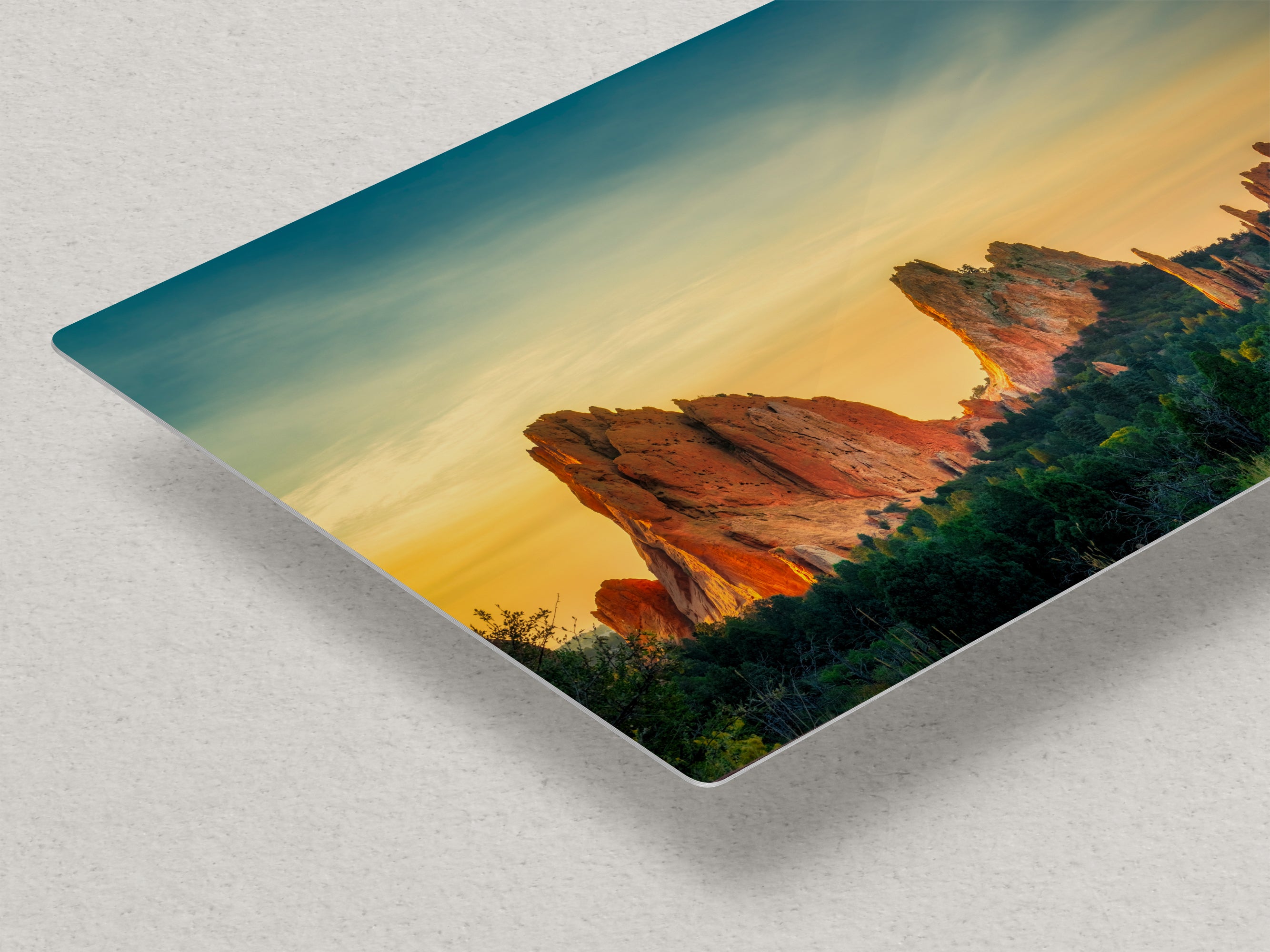 Garden of the Gods Colorado Mountain Picture, Nature Photo of Rocky Mountains for Meditation Relaxation Artwork Bohemian House Decor