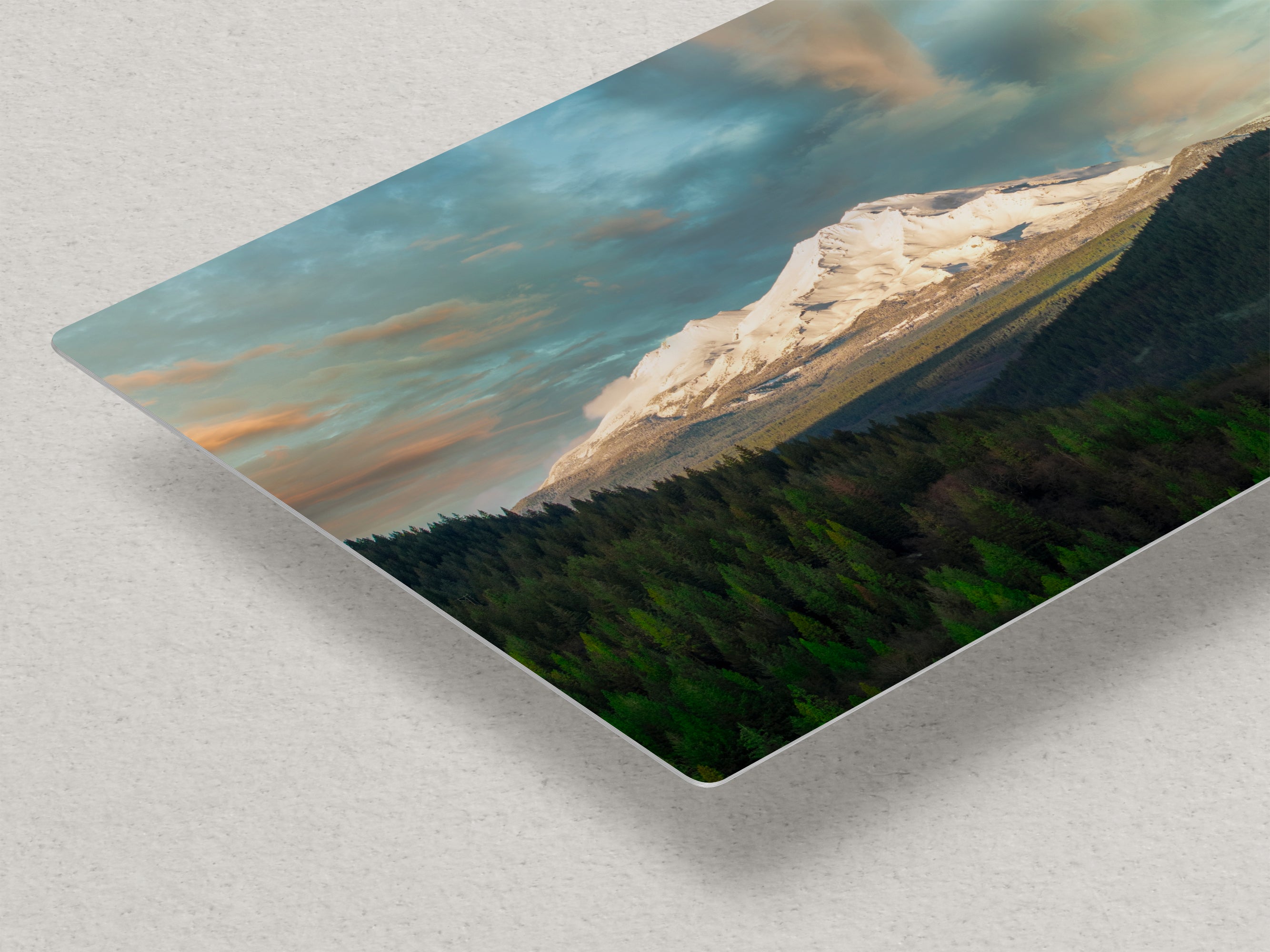 Mount Shasta Mountain Picture Nature Photo, California Mountain Relaxation Artwork for Meditation, Office, Apartment and House Decor