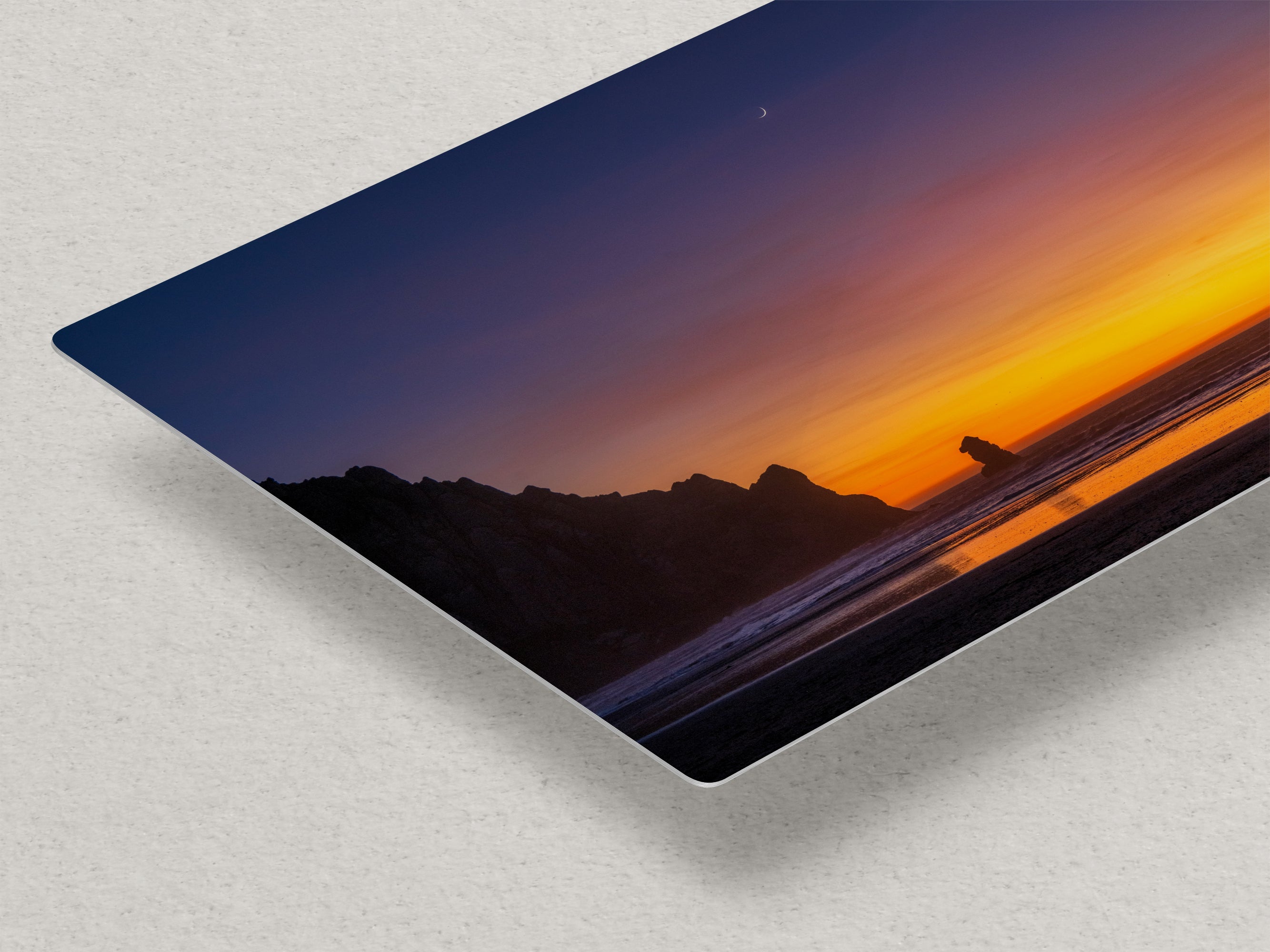 Morro Bay California Coastline Ocean Picture Nature Photo, Morro Rock Sunset Coastal Relaxation Artwork, Dorm Room, Office & House Decor