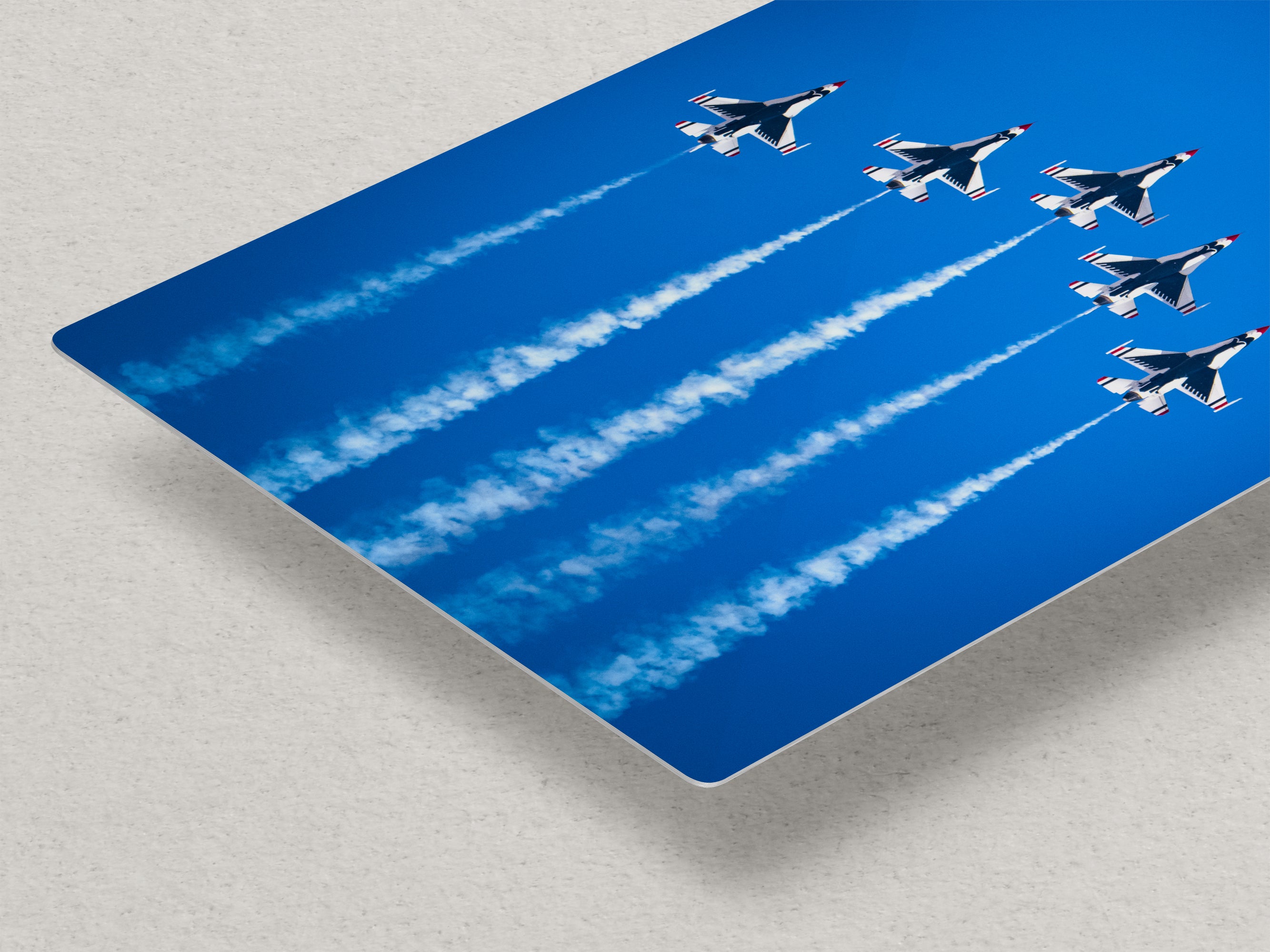 US Airforce Thunderbirds F-16 Fighting Falcon Aviation Artwork, Military Jet Fighter Wall Decor, Aviation Photo, Man Cave or Garage Art