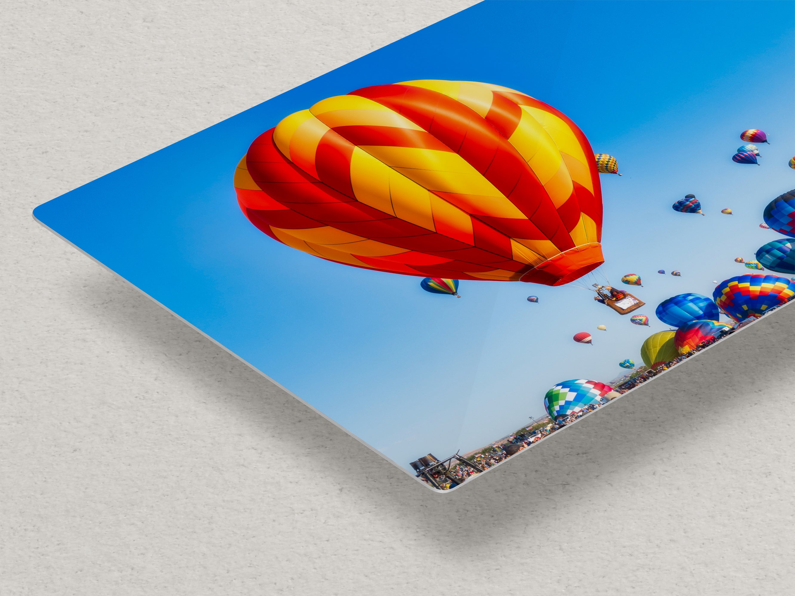 Hot Air Balloon Festival Mass Ascension | Albuquerque New Mexico Balloon Fiesta Wall Art | Office, Cubicle & House Decor