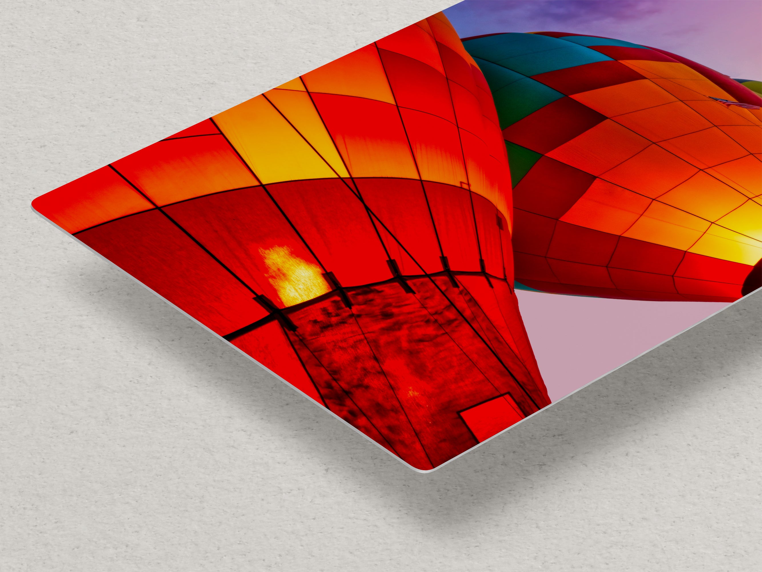 Hot Air Balloon Festival Morning Glow Photo | Albuquerque New Mexico Balloon Fiesta Wall Art | Office, Cubicle & House Decor