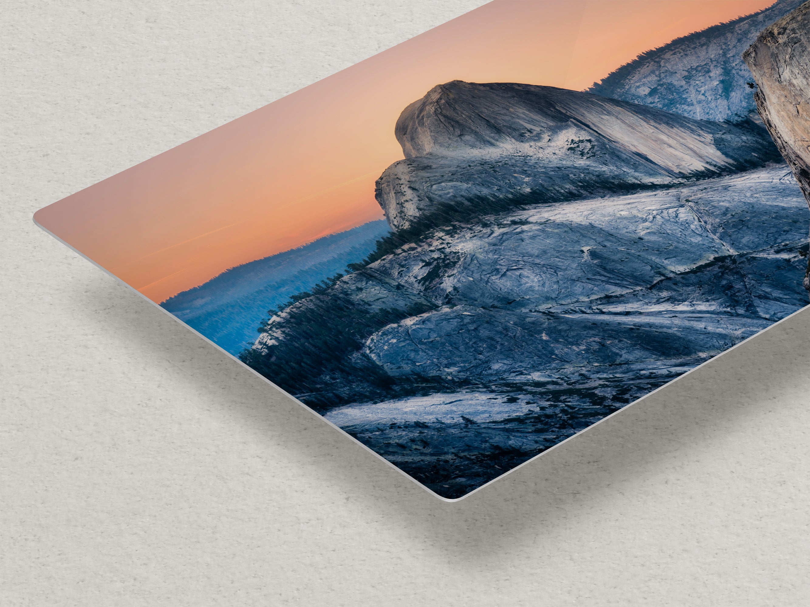 Glacier Point Yosemite National Park Mountain Picture, Half Dome Nature Photo Canvas Relaxation Artwork