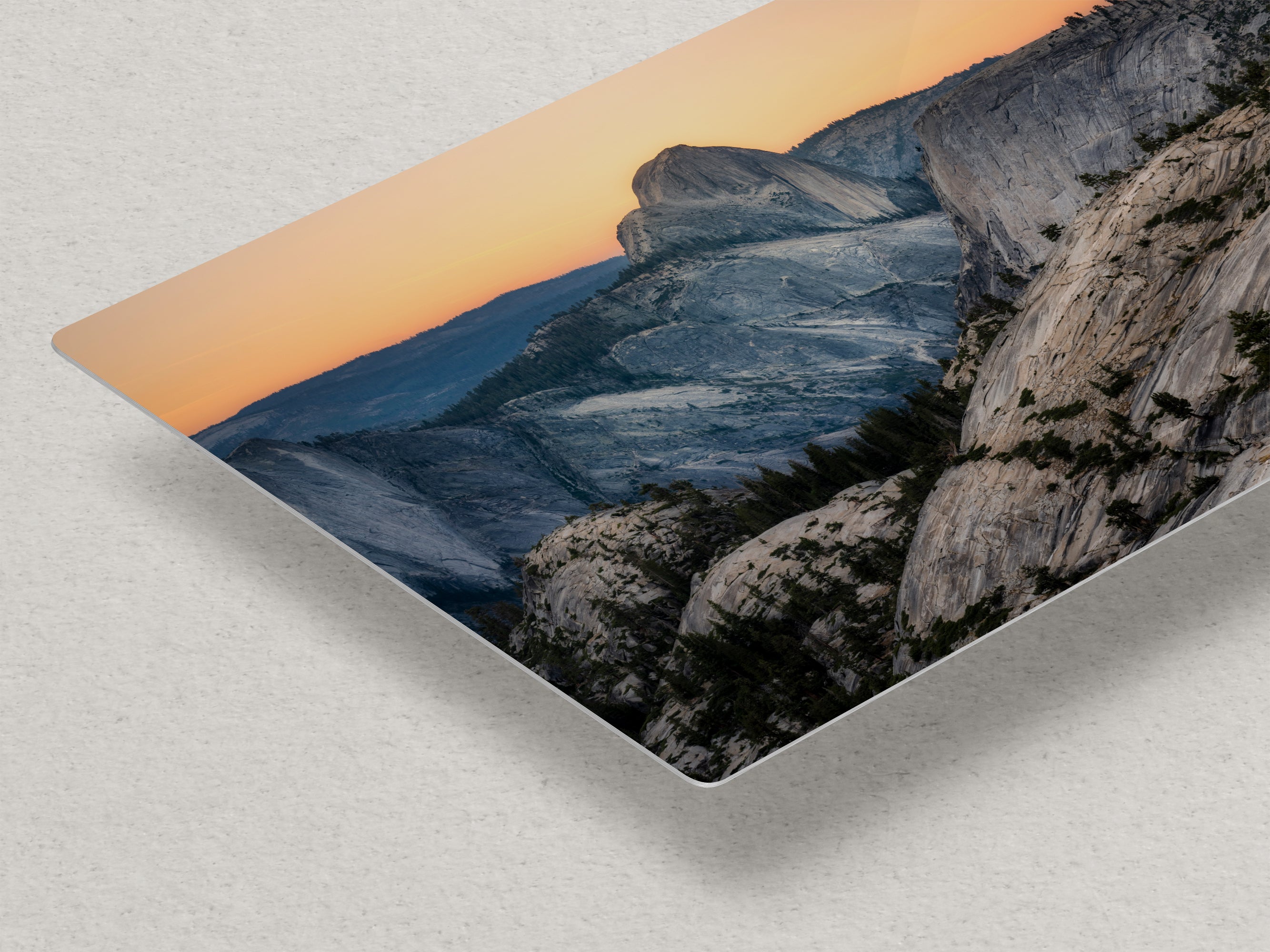Glacier Point Yosemite National Park Mountain Picture, Half Dome Nature Photo Canvas Relaxation Artwork
