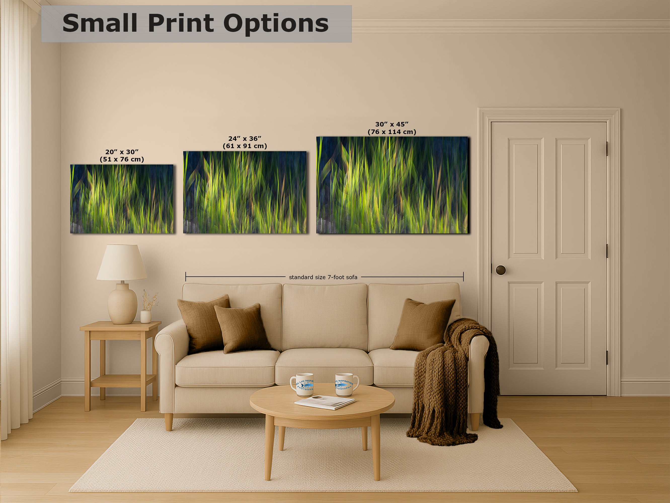 Sage Green Abstract Art Nature Photo