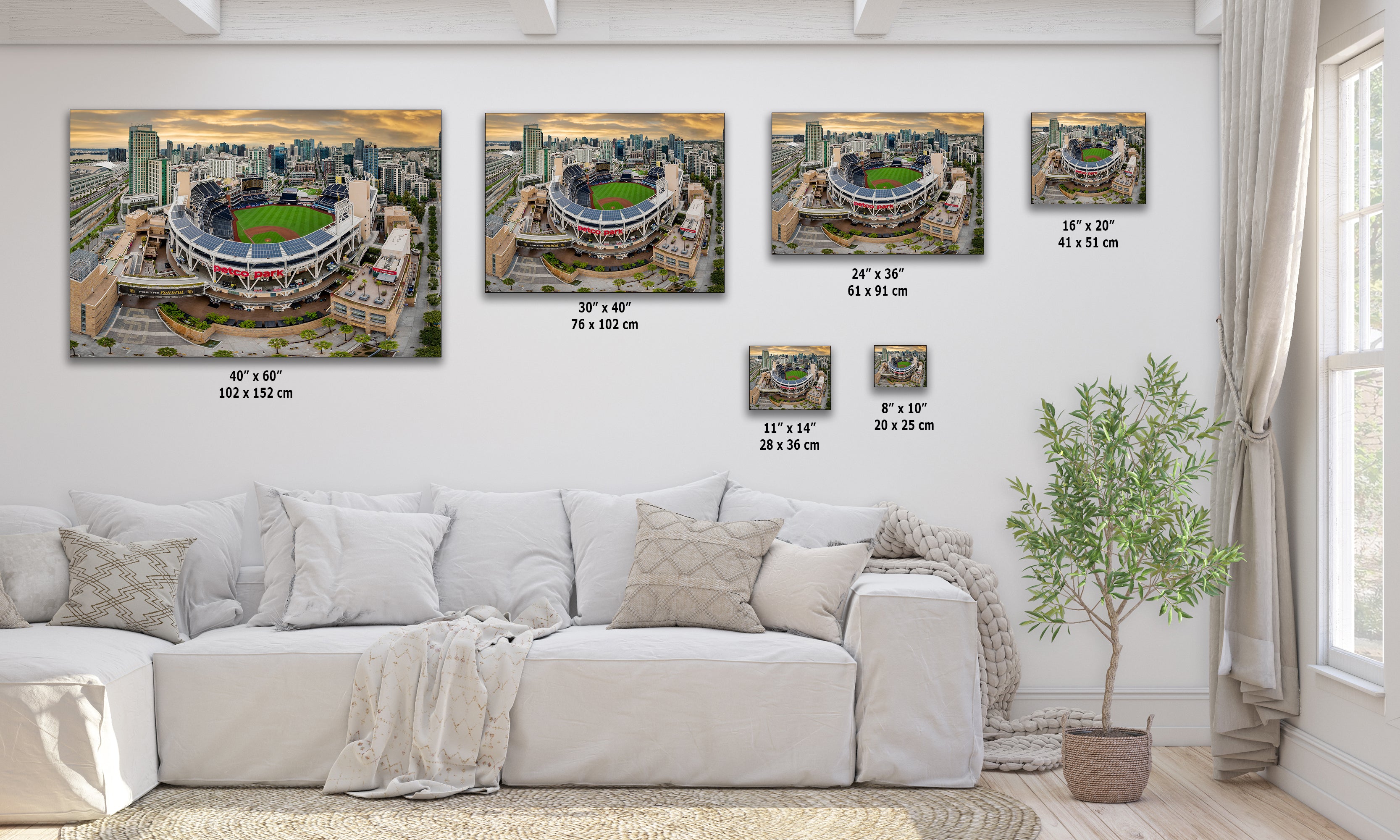 San Diego Padres Baseball Stadium Petco Park Canvas Print