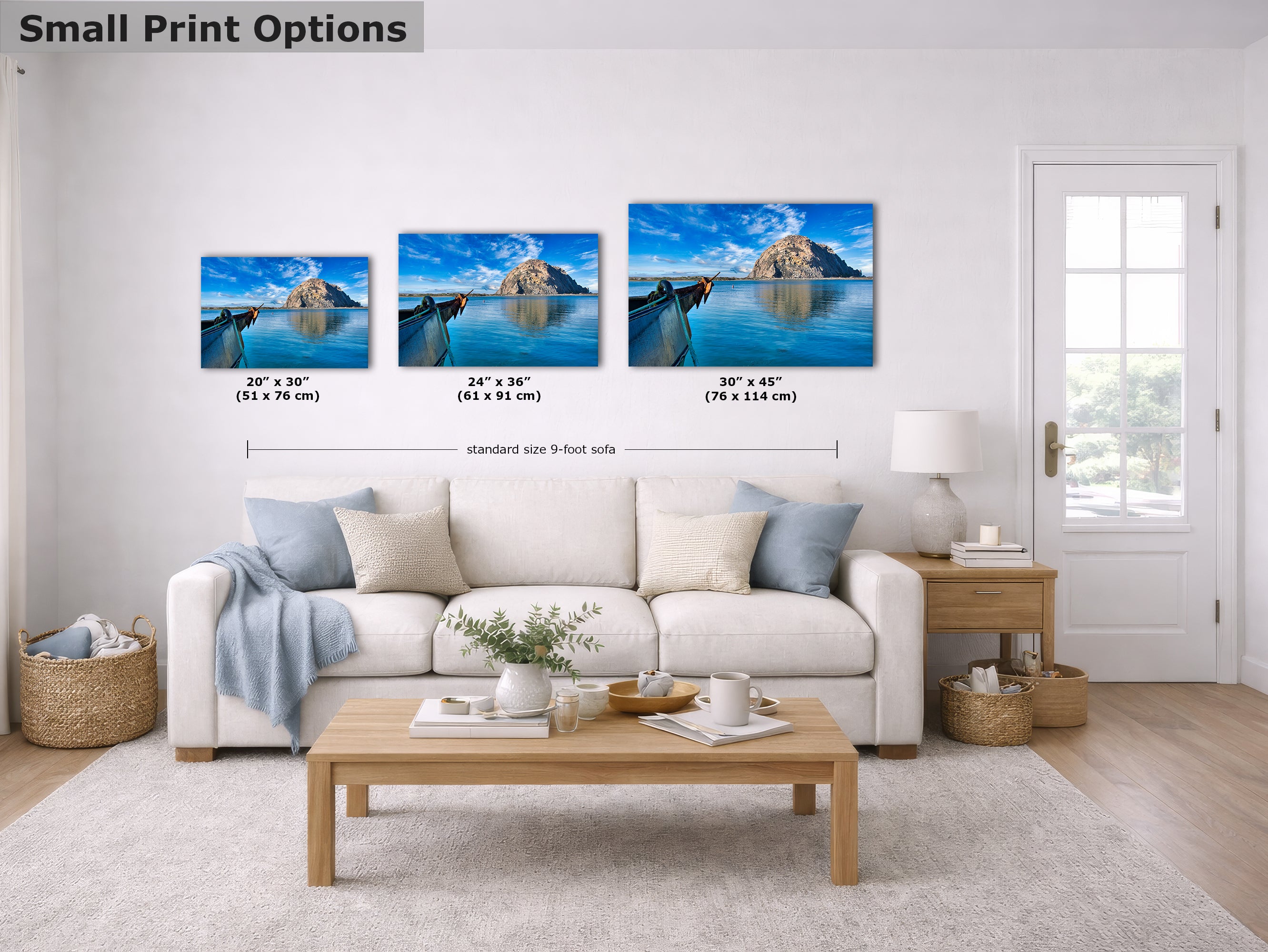 Morro Bay California Coastline Ocean Picture Nature Photo, Morro Rock Coastal Relaxation Artwork, Dorm Room, Office & House Decor