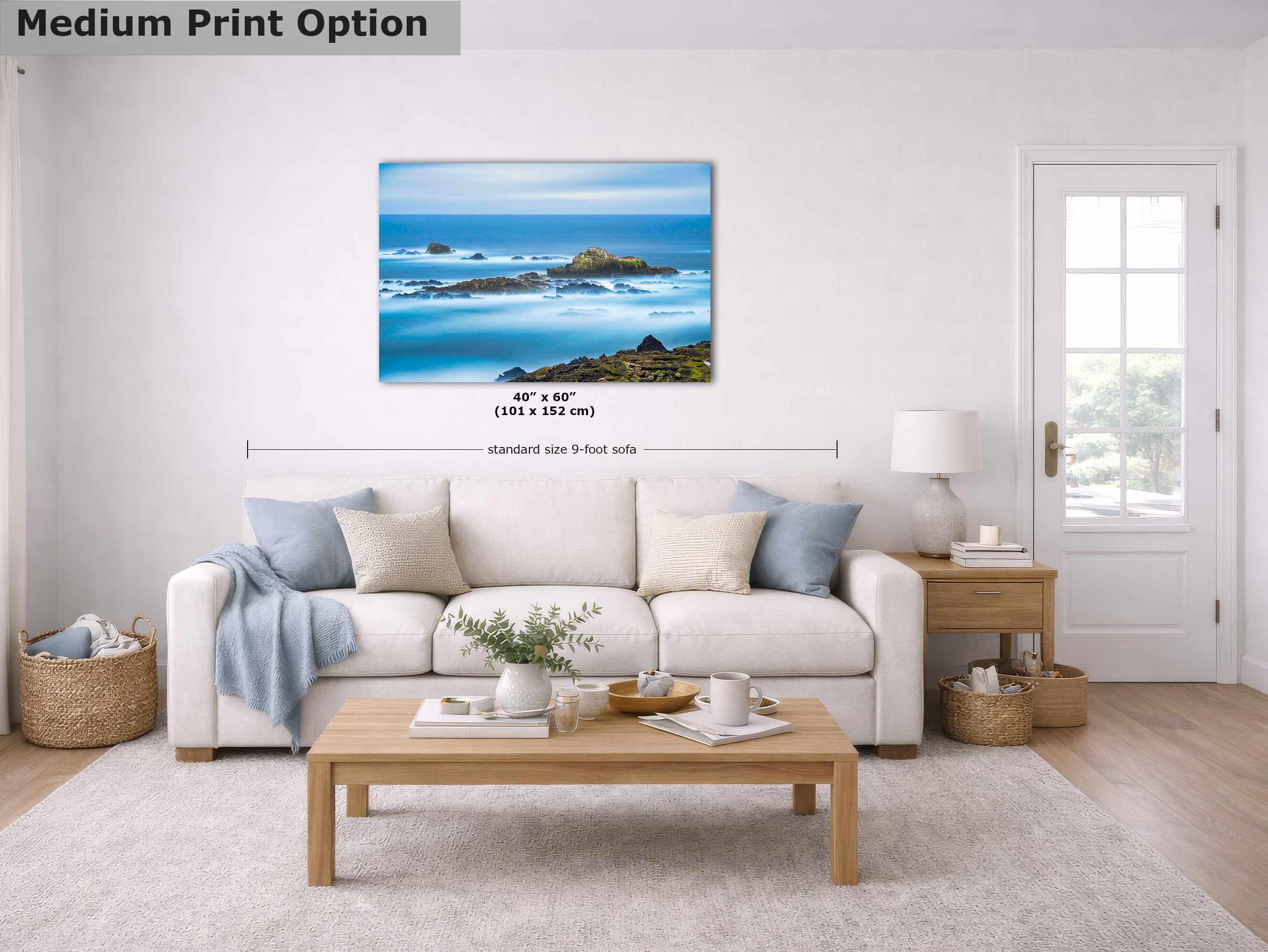 Limited Edition Fine Art Photography Ocean Picture, California Coastline Dreamy Seascape